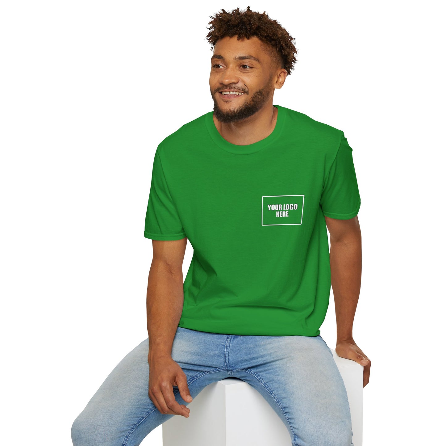Front and Back Logo Work Shirt