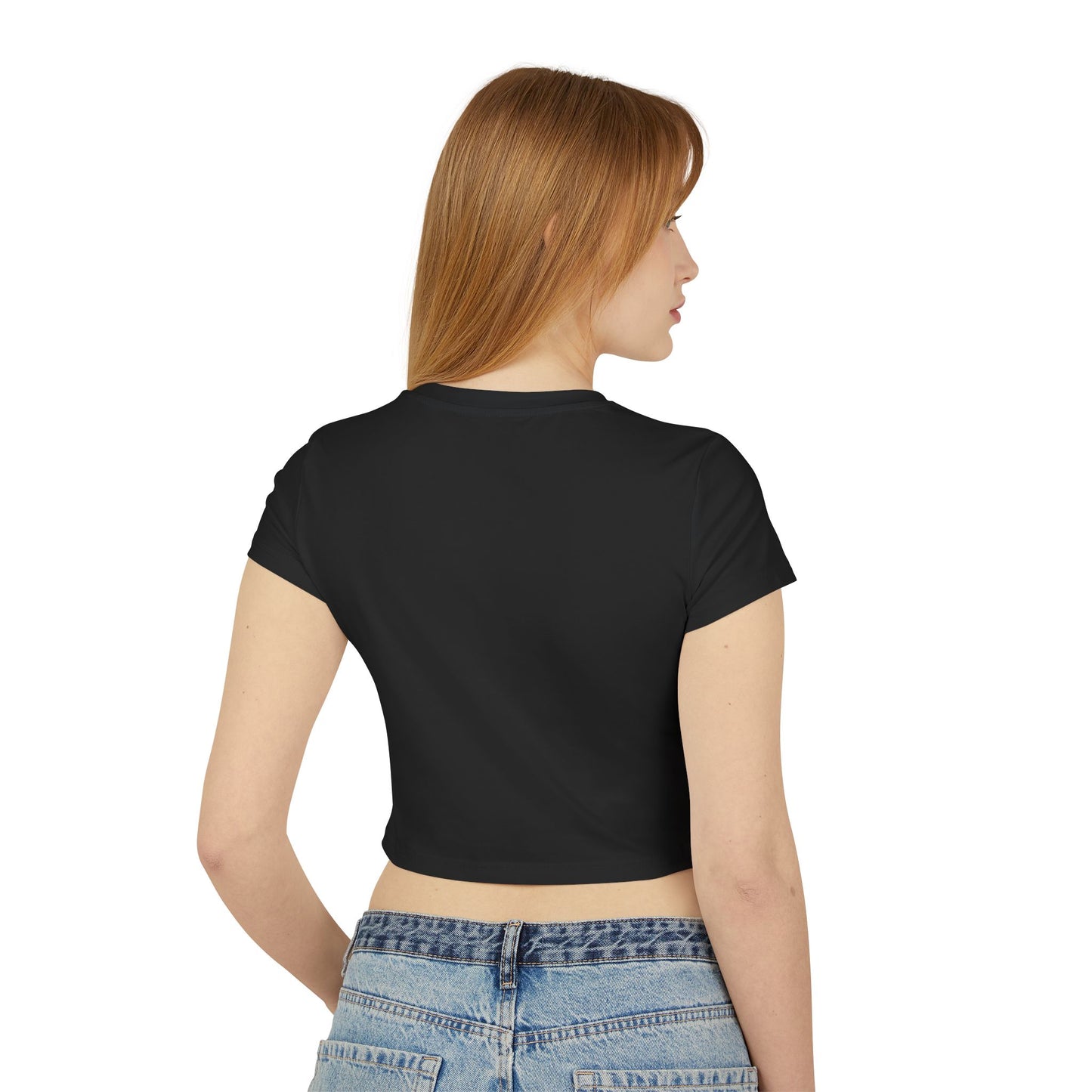 Women's Saint Louis Graphic Baby Tee-Red Lettering