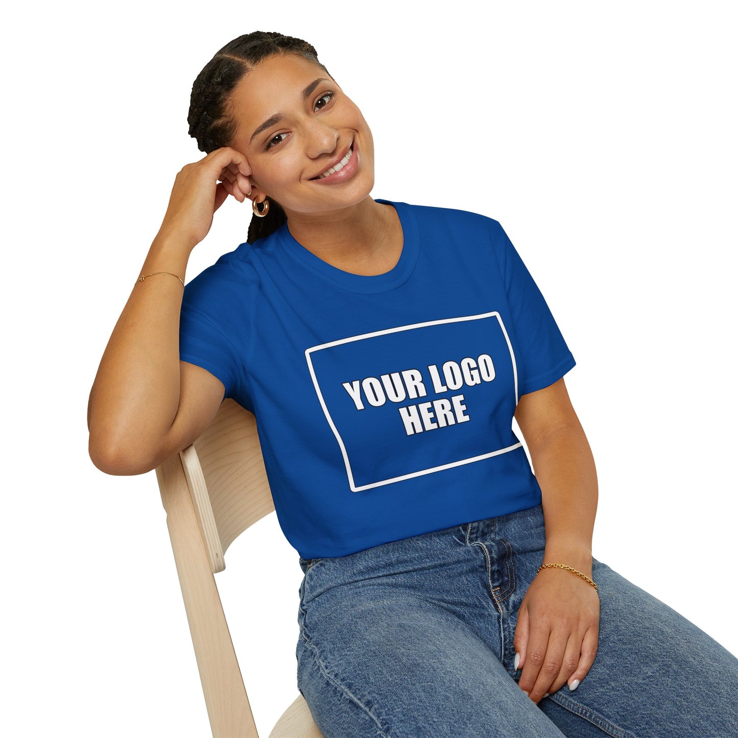 Full Front Logo Work T-Shirt