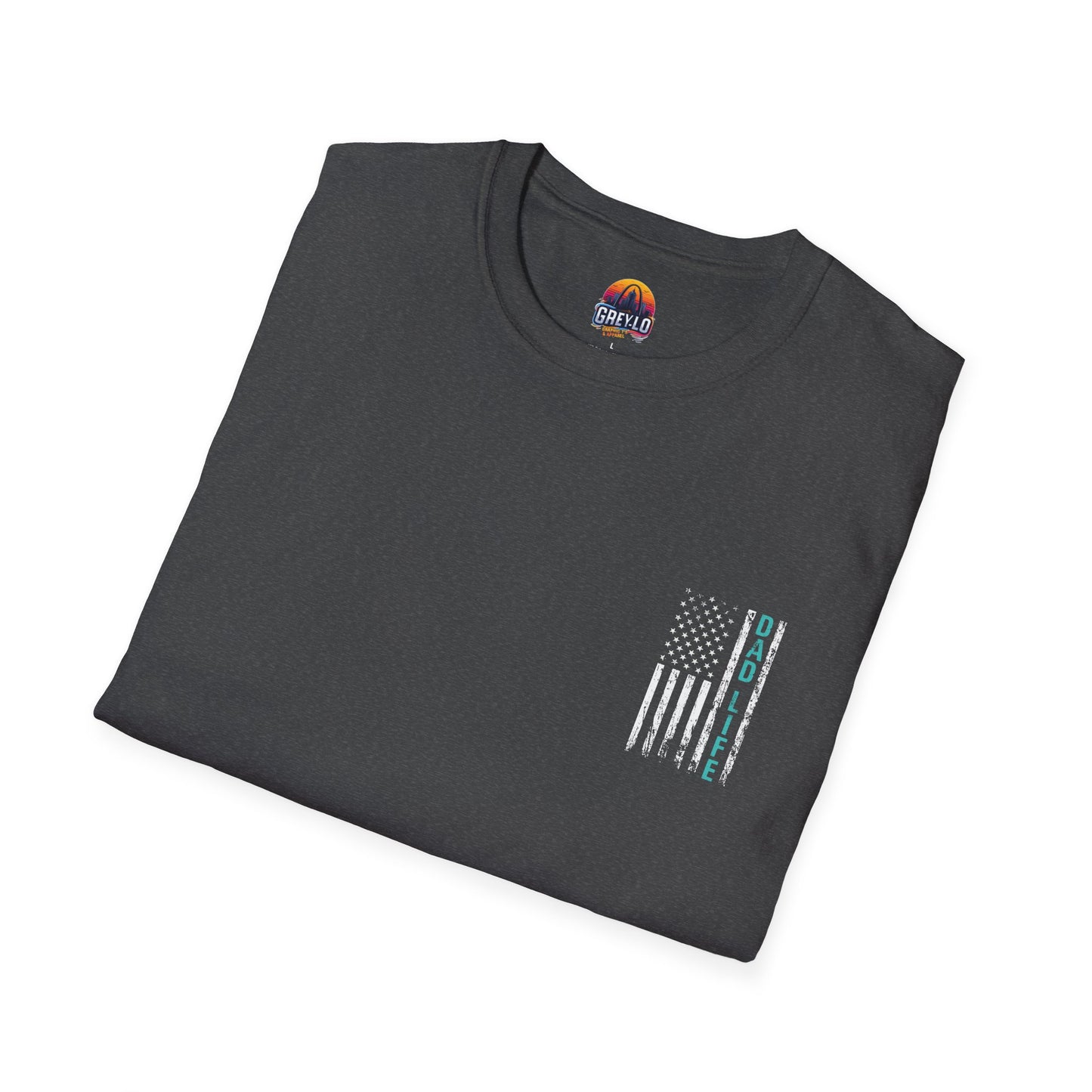 Dad Life Front and Back Graphic Tee