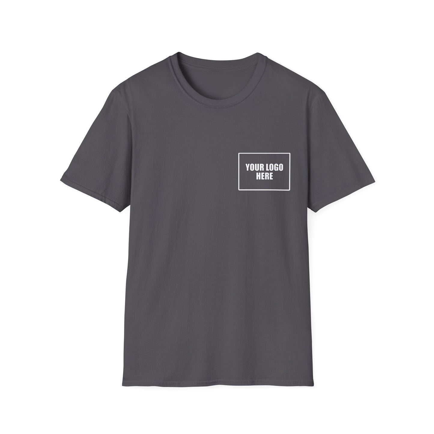 Custom Front Pocket Logo Work T-Shirt