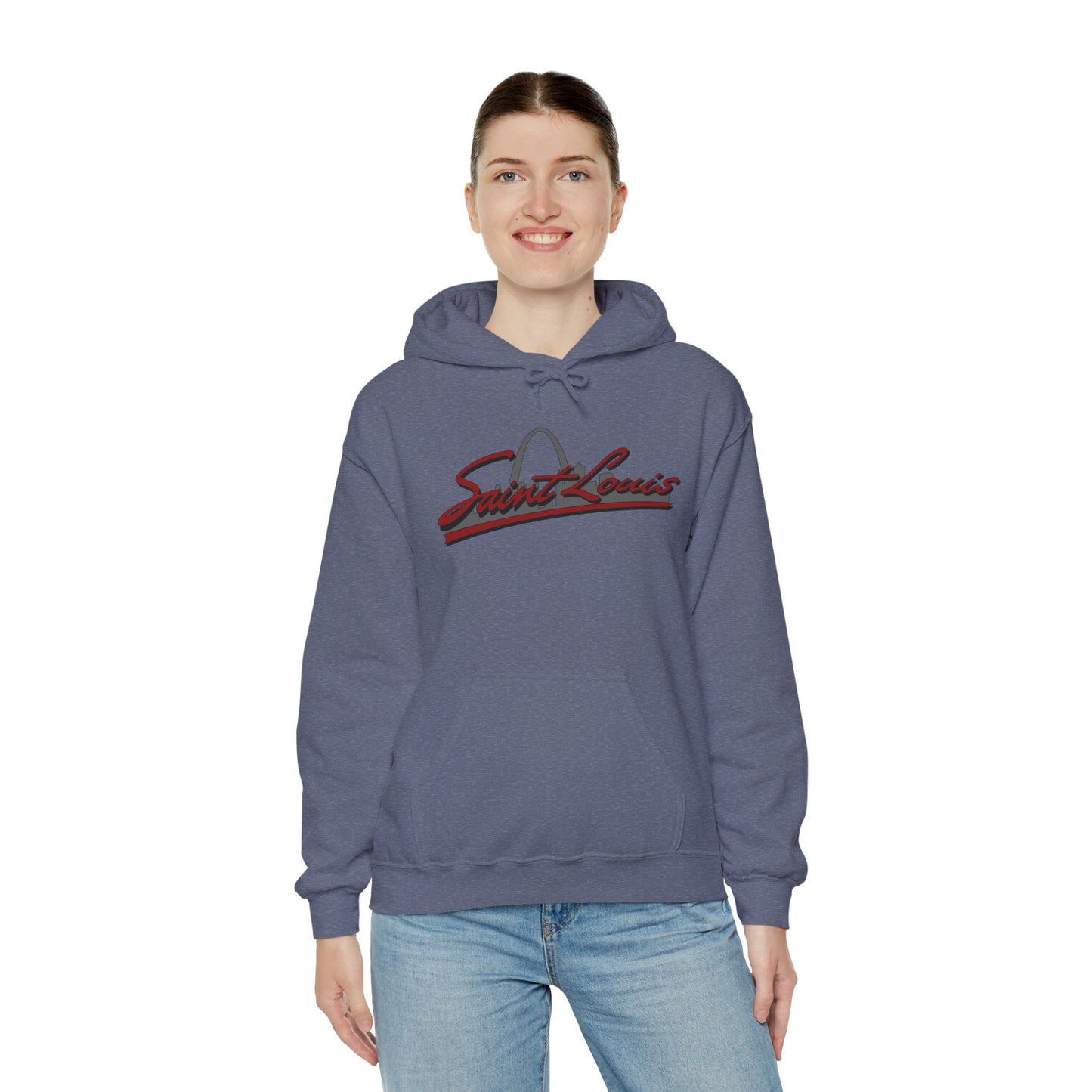 Unisex Hooded Sweatshirt with Saint Louis Graphic