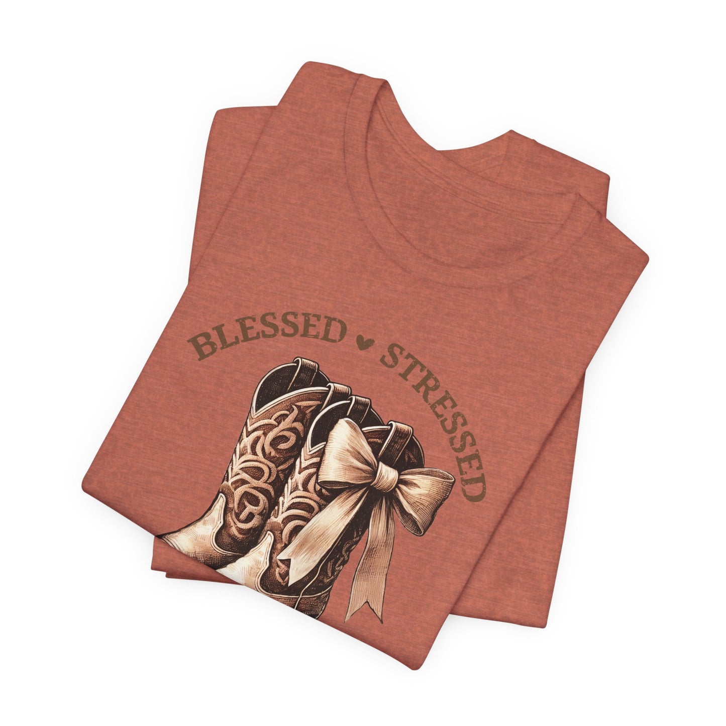 Blessed Stressed & Cowboy Obsessed Tee