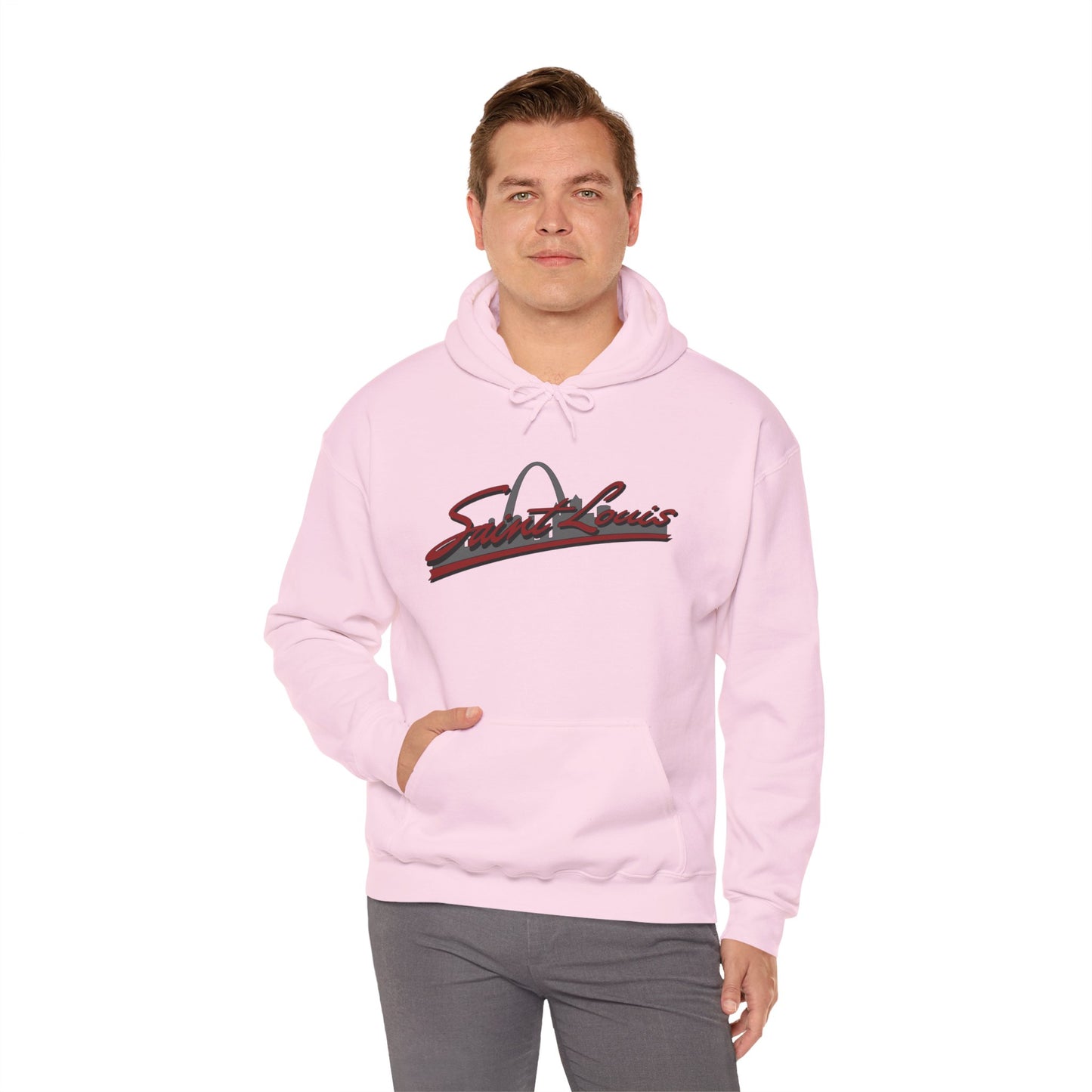 Unisex Hooded Sweatshirt with Saint Louis Graphic
