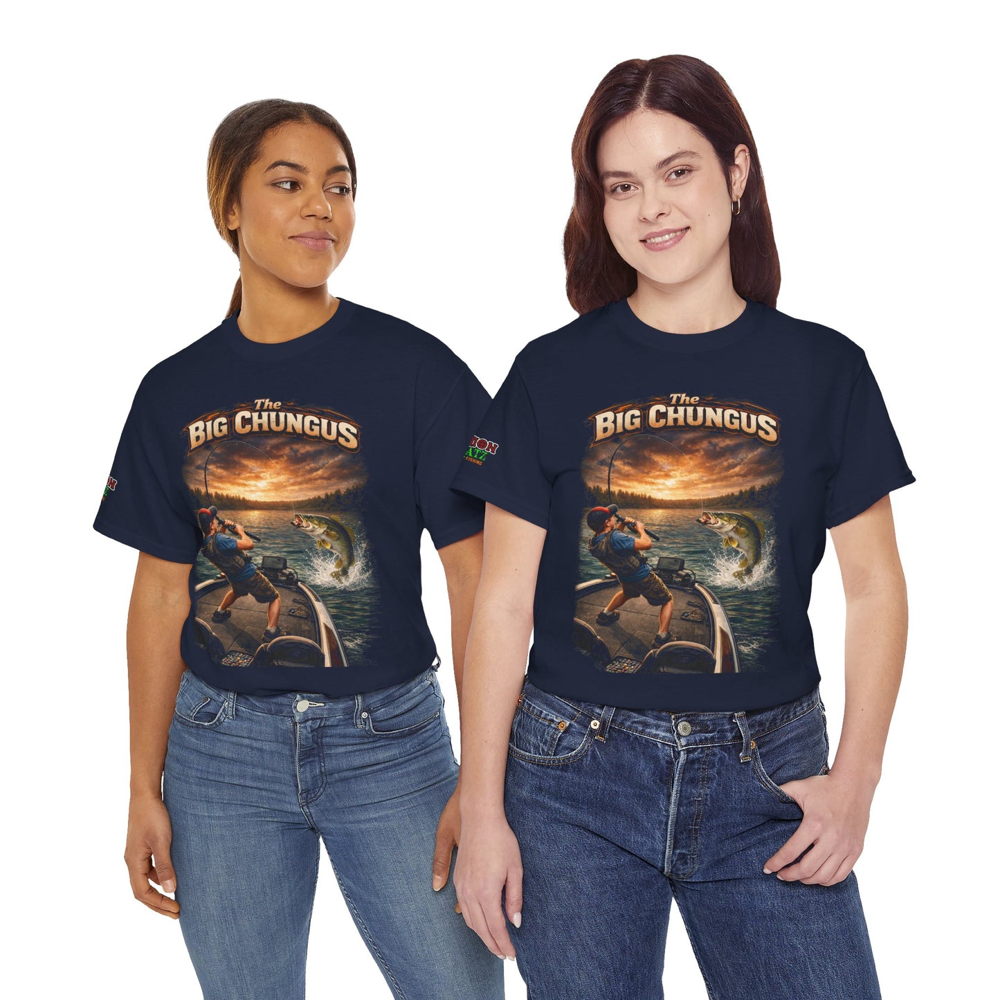 Big Chungus Fishing Tee — Funny Retro Fishing Graphic T‑Shirt