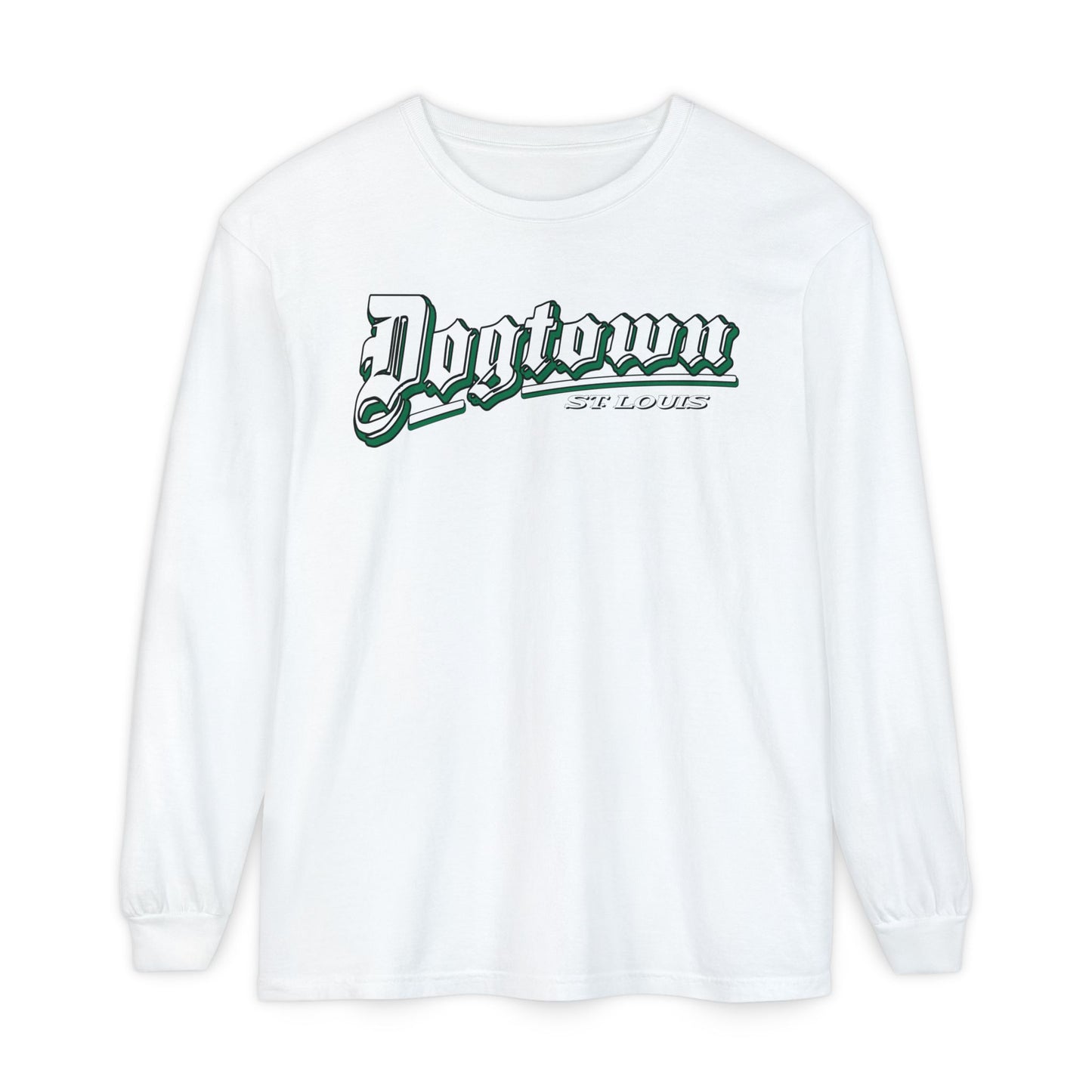 Dogtown Classic Unisex Garment-dyed Long Sleeve T-Shirt