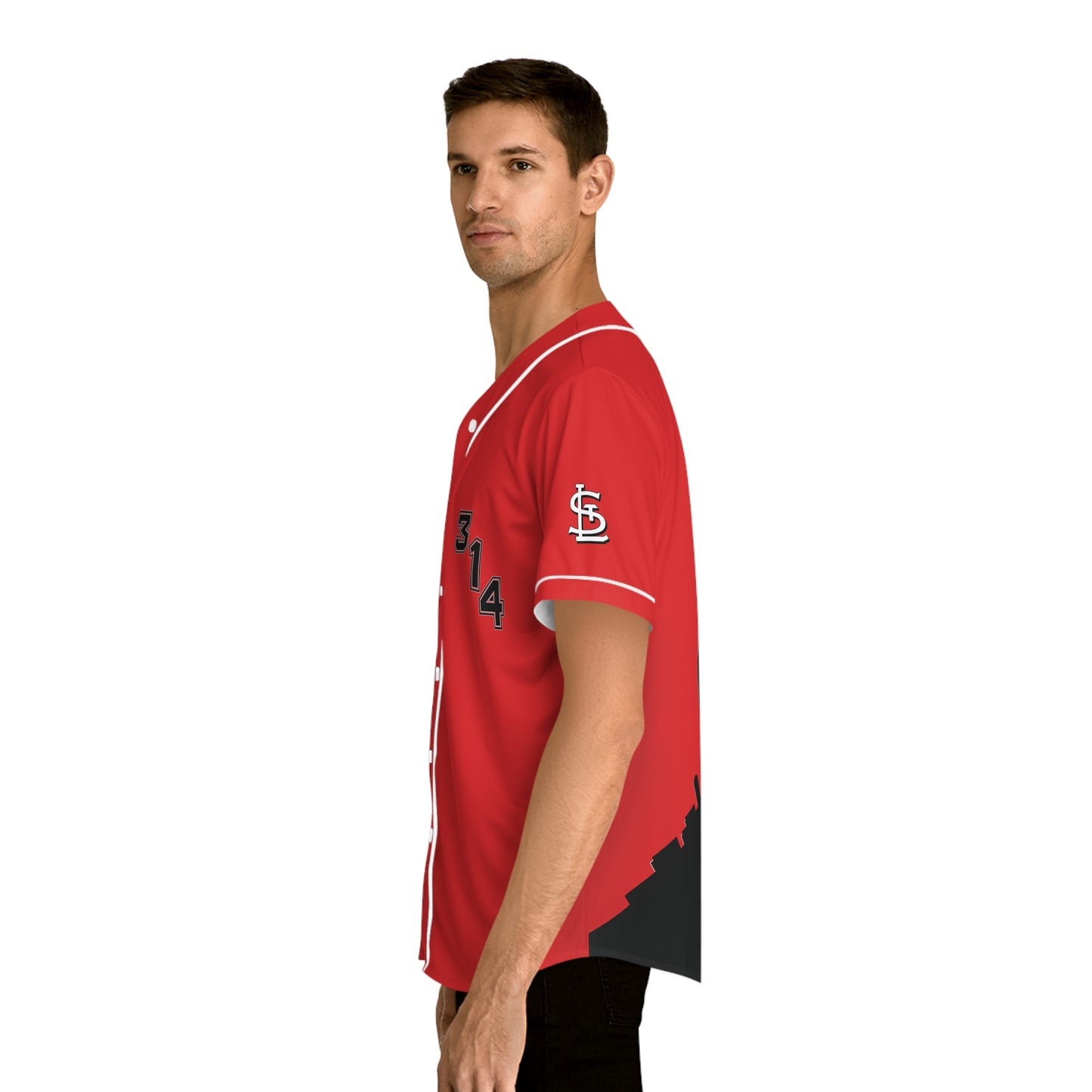 Men's Baseball Jersey St Louis City Skyline