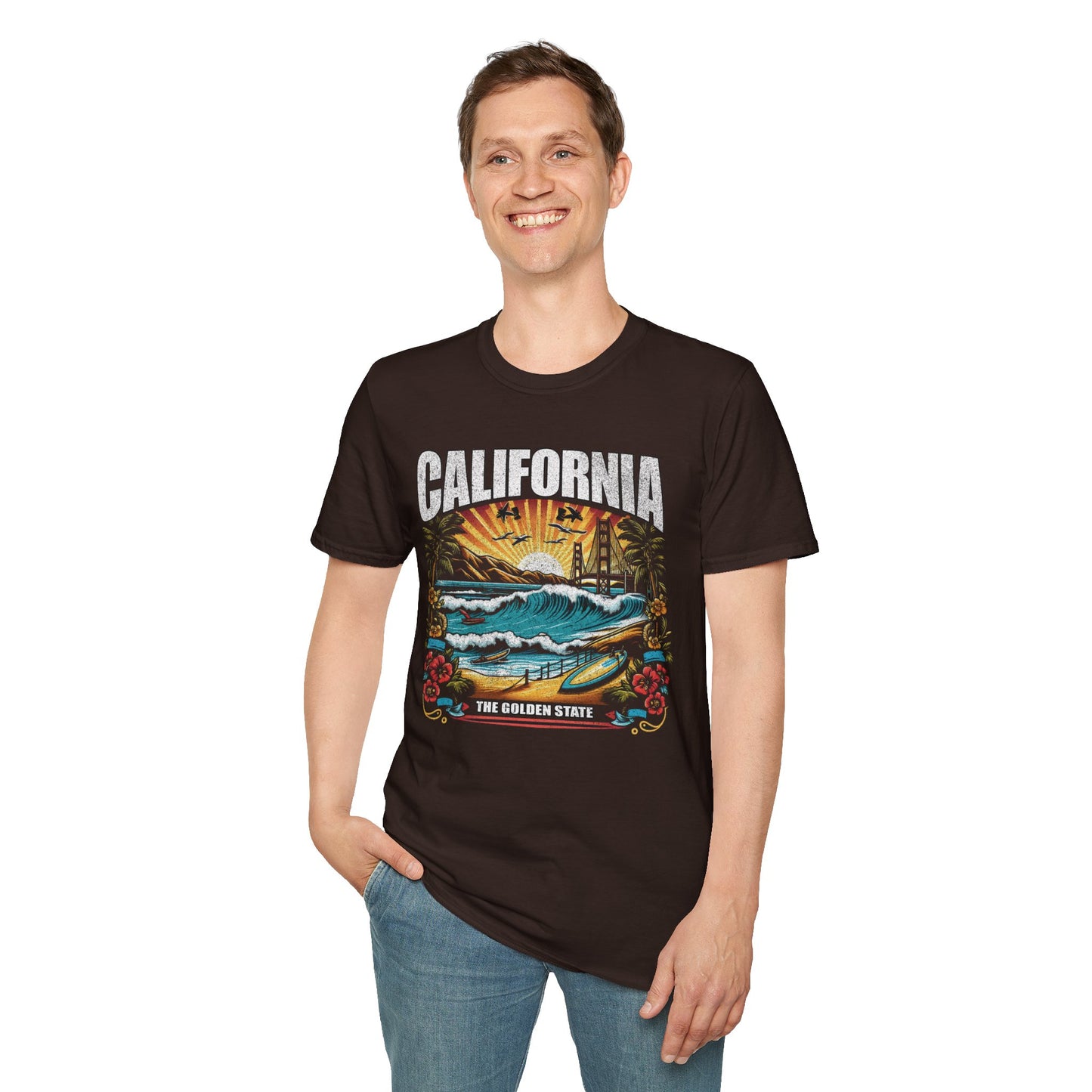 California The Golden State Graphic Tee