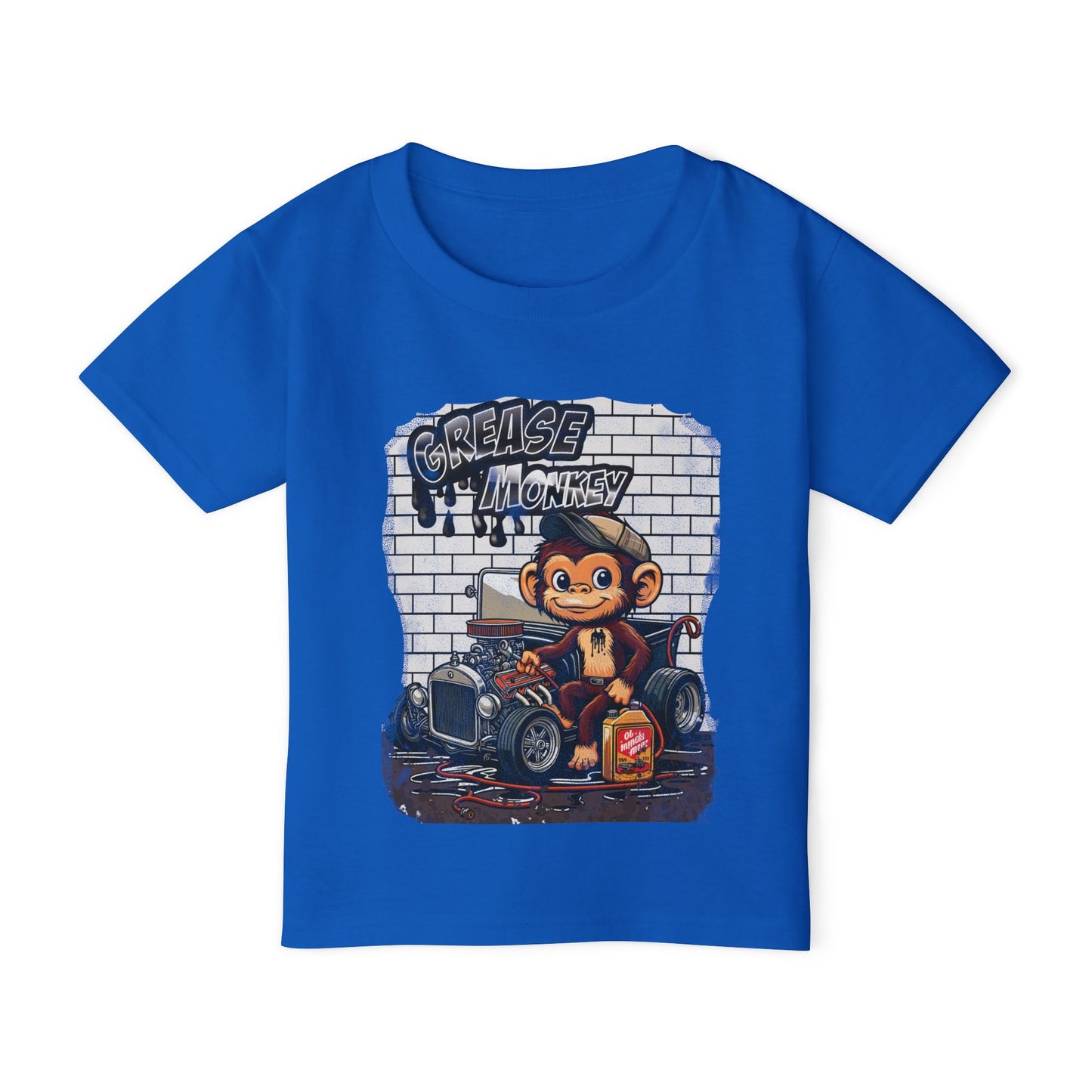 Toddler Graphic Tee - Grease Monkey Design