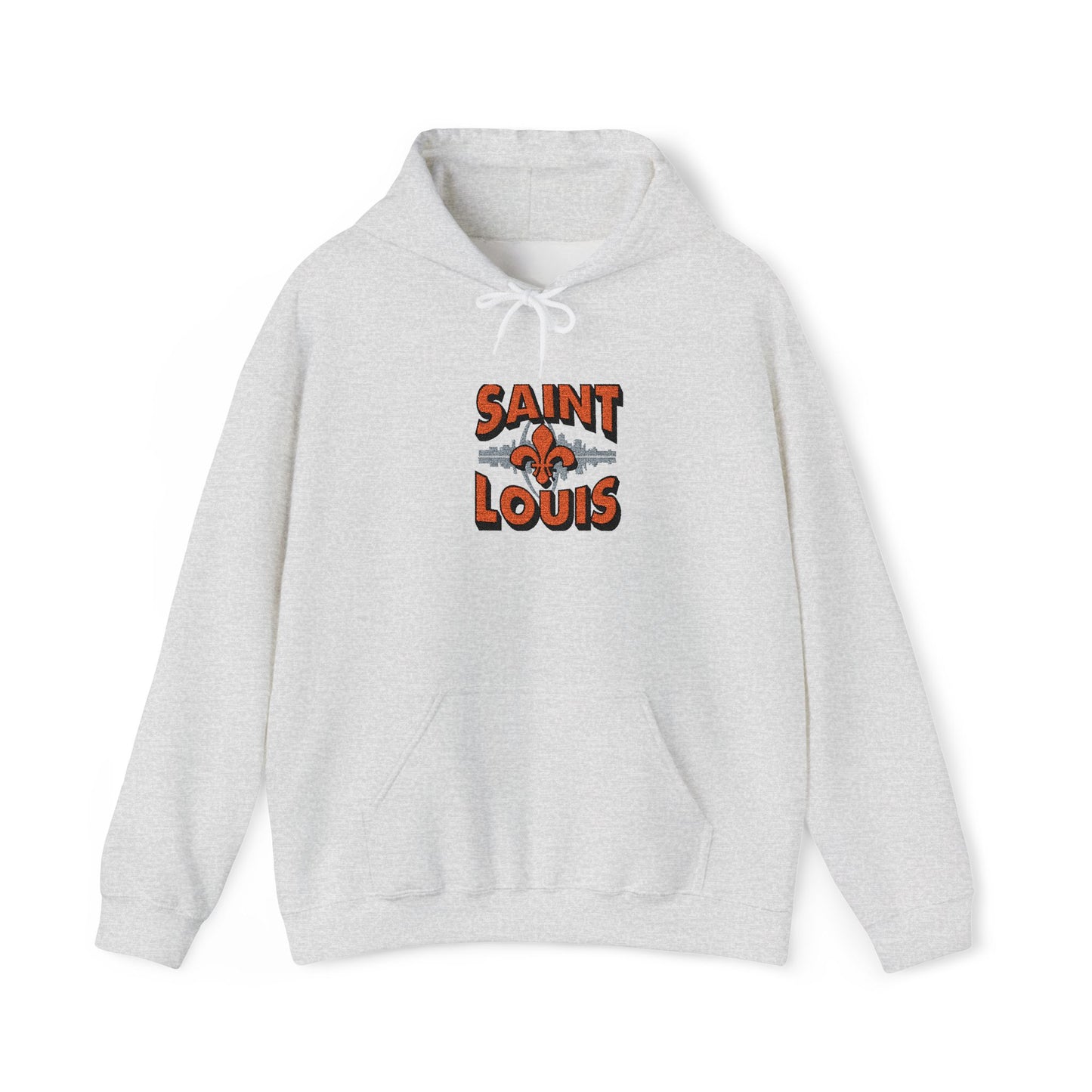 Saint Louis City Skyline Embroidered Hoodie