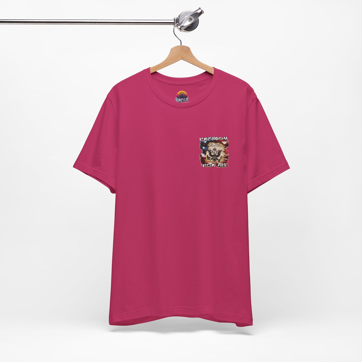 Freedom For All Unisex Tee - Bella Canvas Front & Back Print
