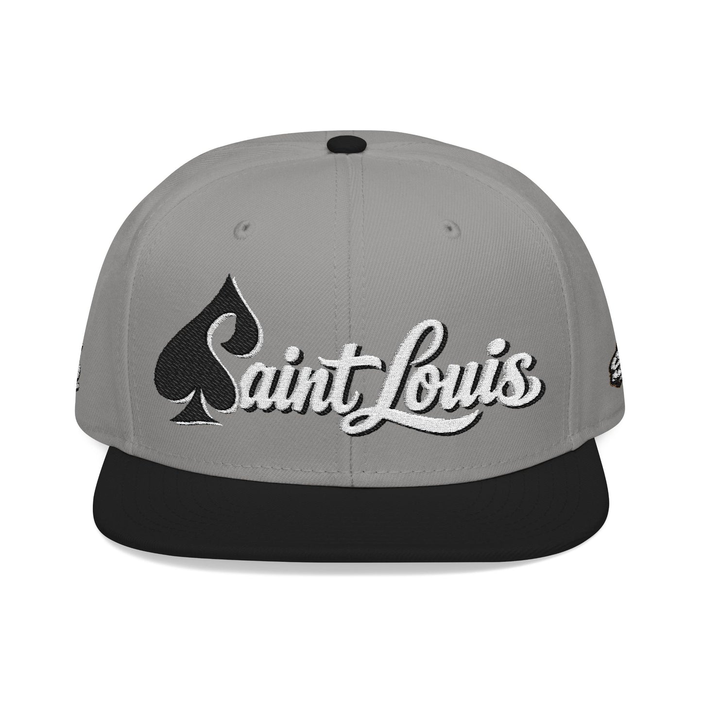Embroidered 'Saint Louis' Snapback Hat