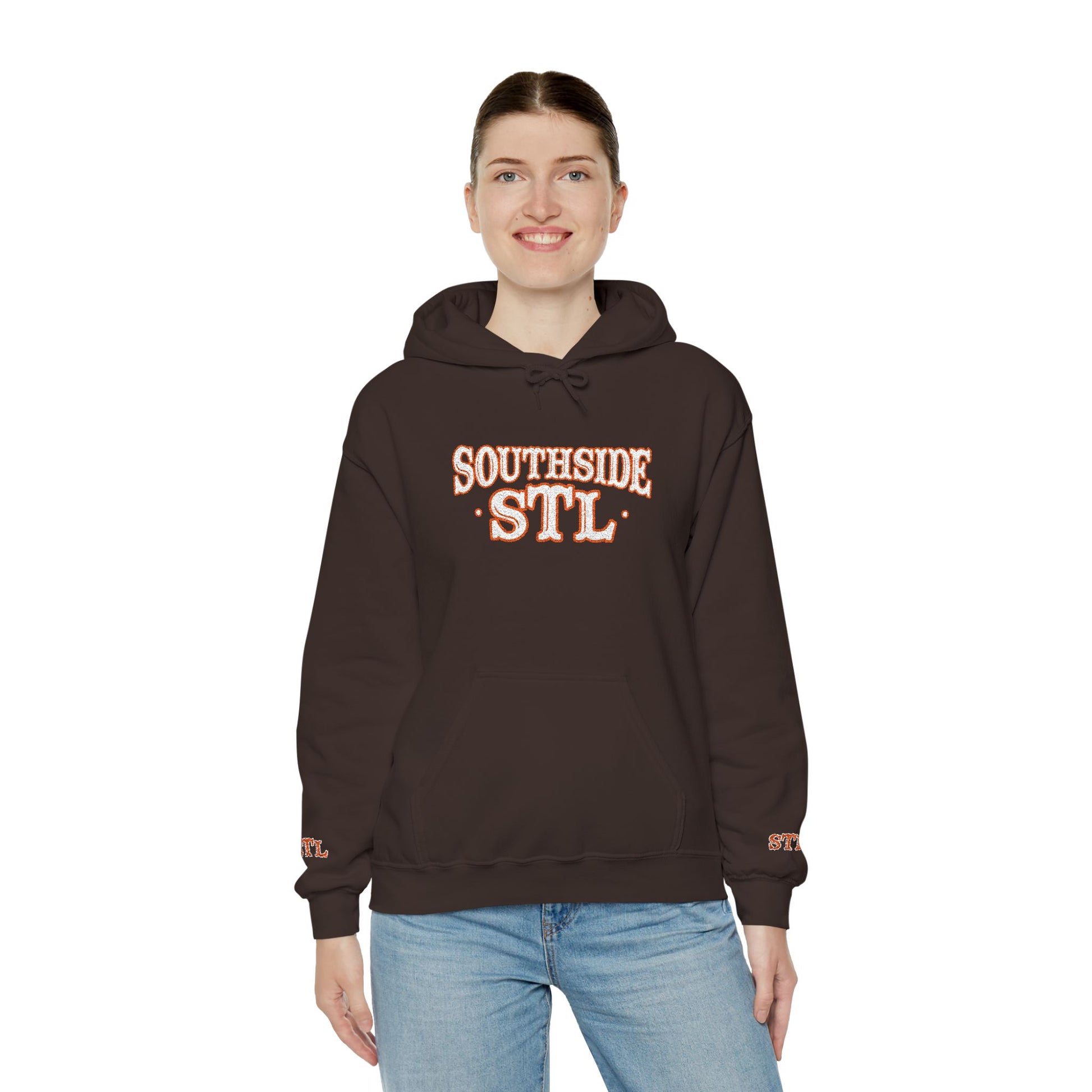 Embroidered Hoodie - Southside STL Design Printify