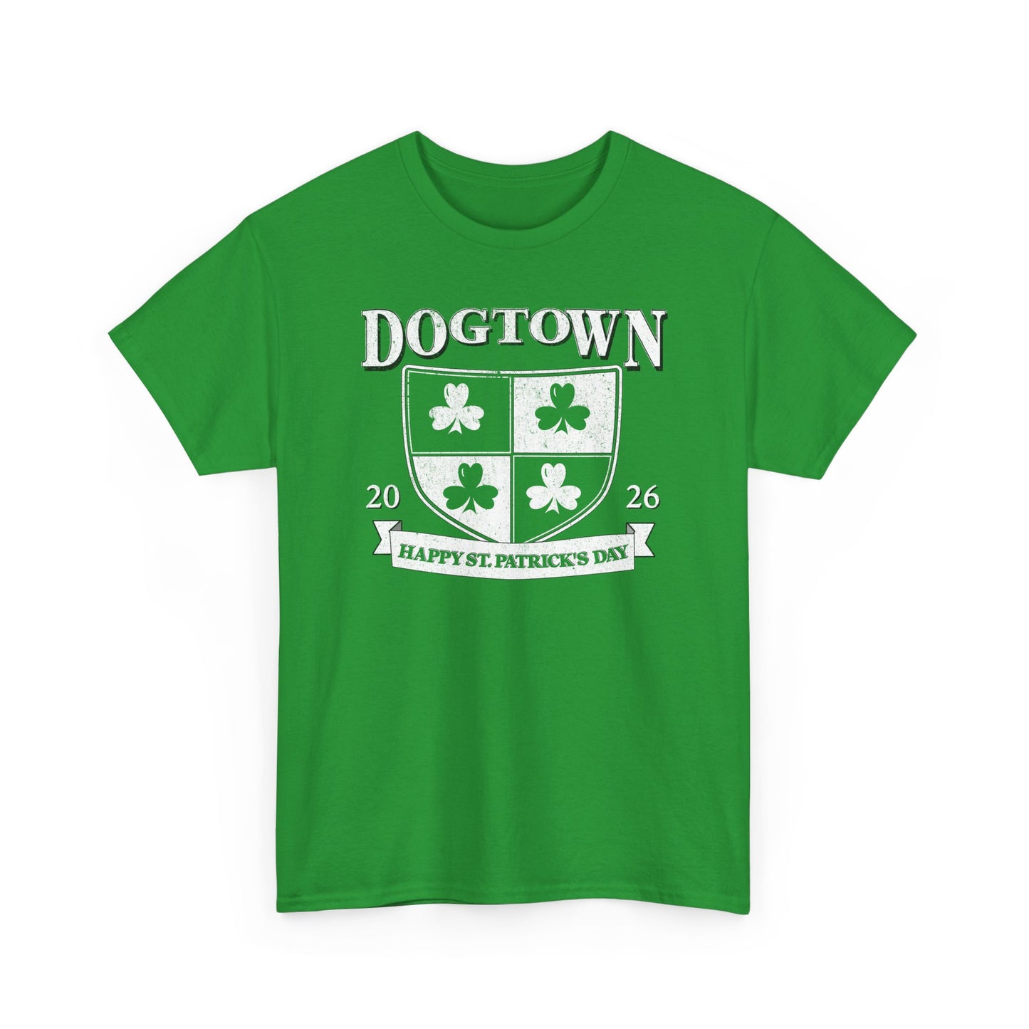 St. Patrick's Day Dogtown Shamrock T‑Shirt