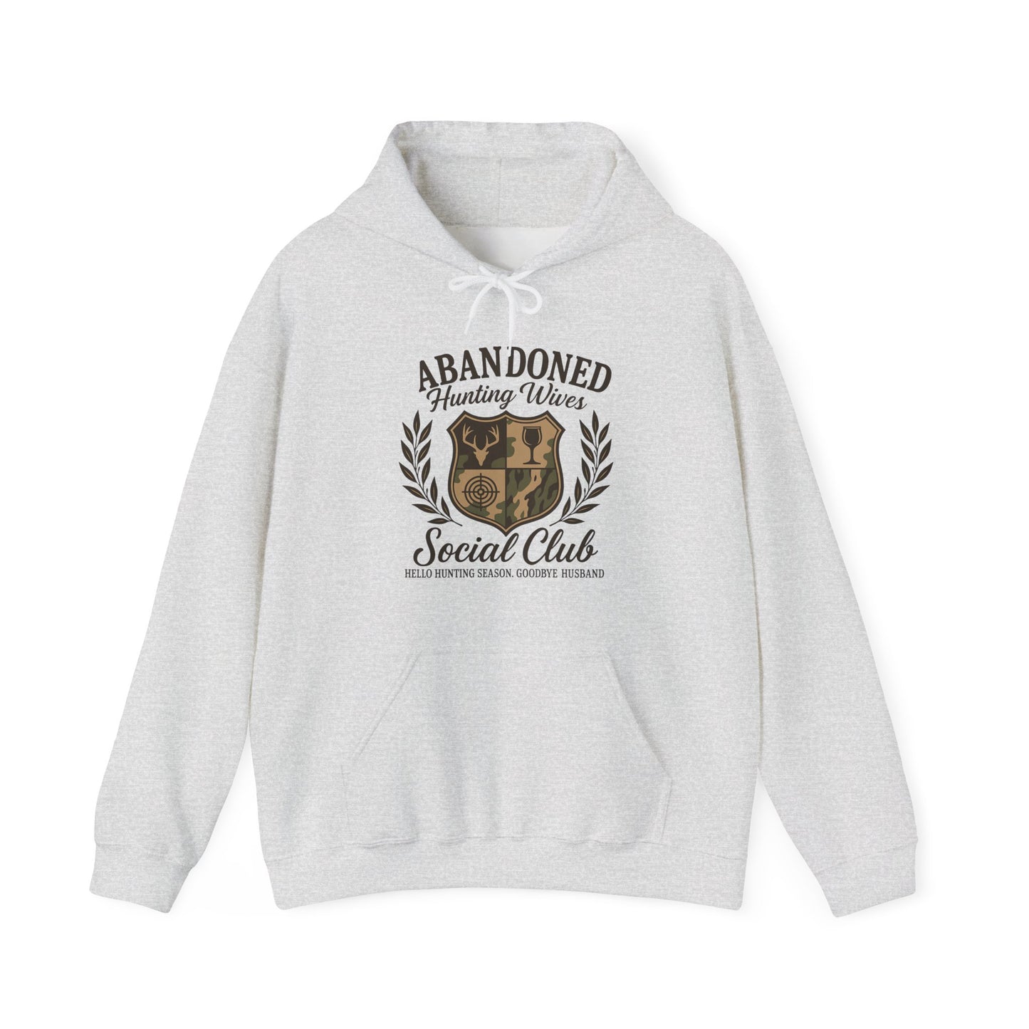 Abandoned Hunters Wives Social Club Hoodie Printify