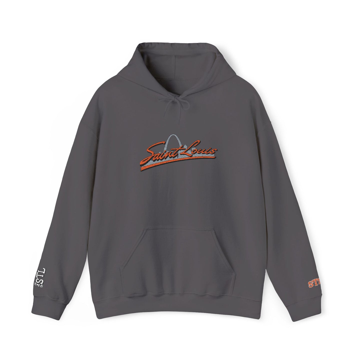 Saint Louis Embroidered Hoodie — Classic City Logo Sweatshirt