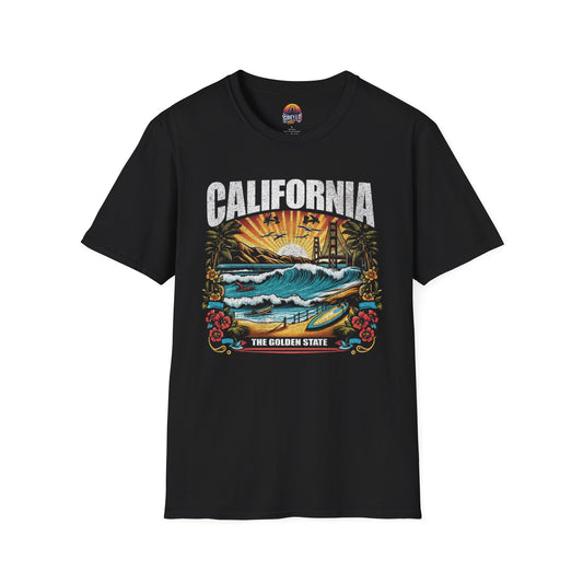 California The Golden State Graphic Tee