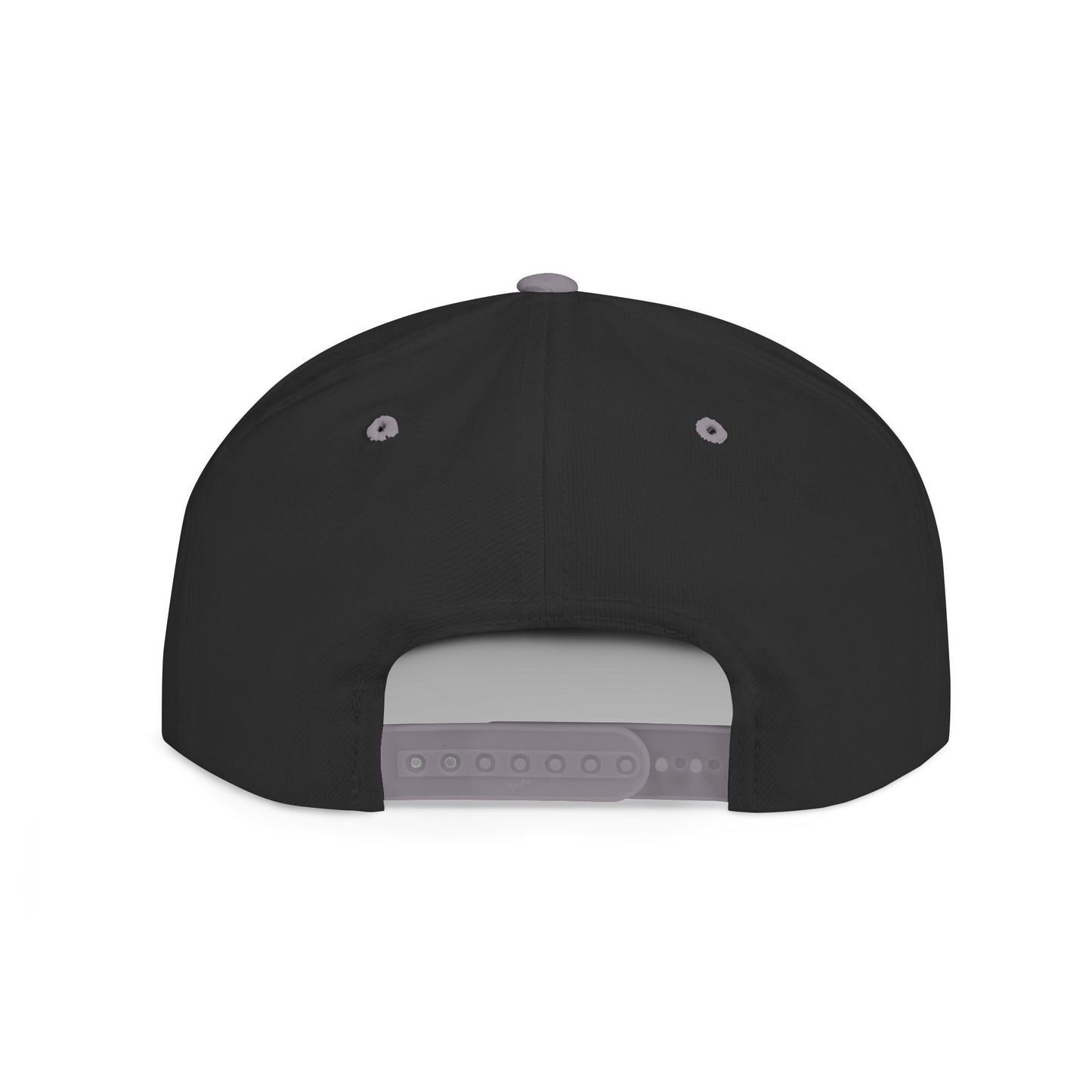 South Side Flat Bill Snapback blue outline Printify