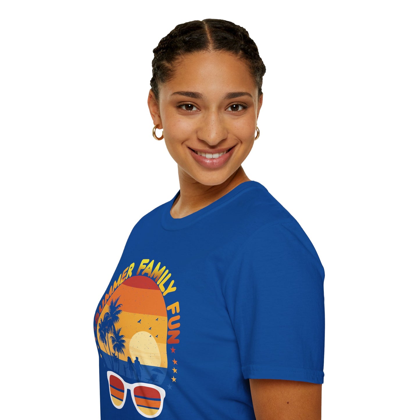Summer Family Fun Graphic Tee Unisex Softstyle T-Shirt