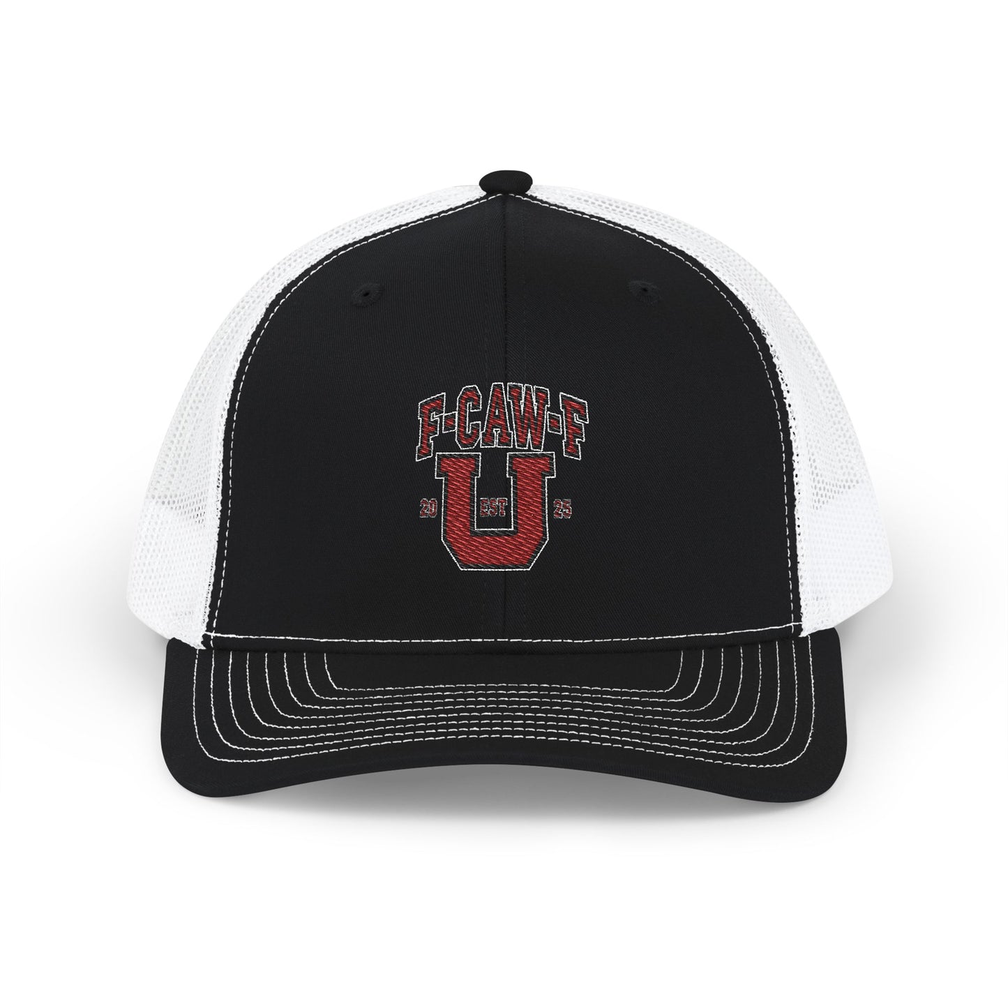 F-CAW-F U Snapback Trucker Cap (Embroidery)