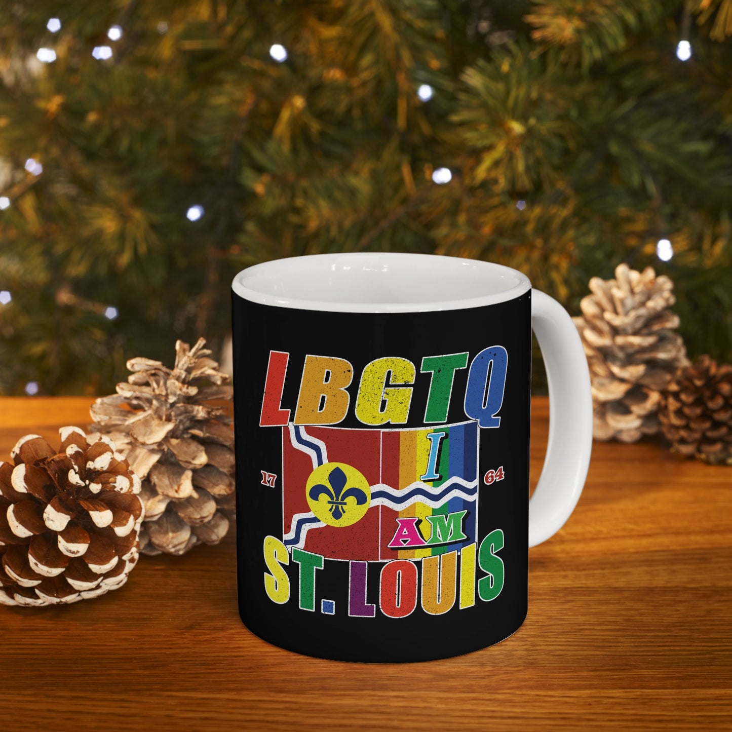 Ceramic Mug - Saint Louis LBGTQ Design