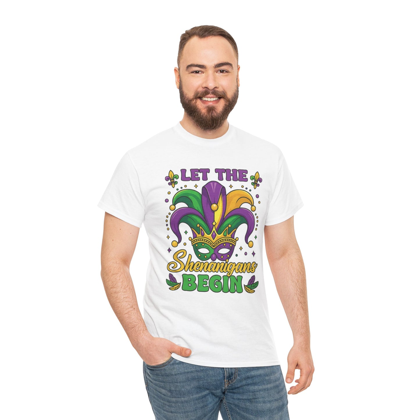 Mardi Gras 'Let The Shenanigans Begin' T-Shirt