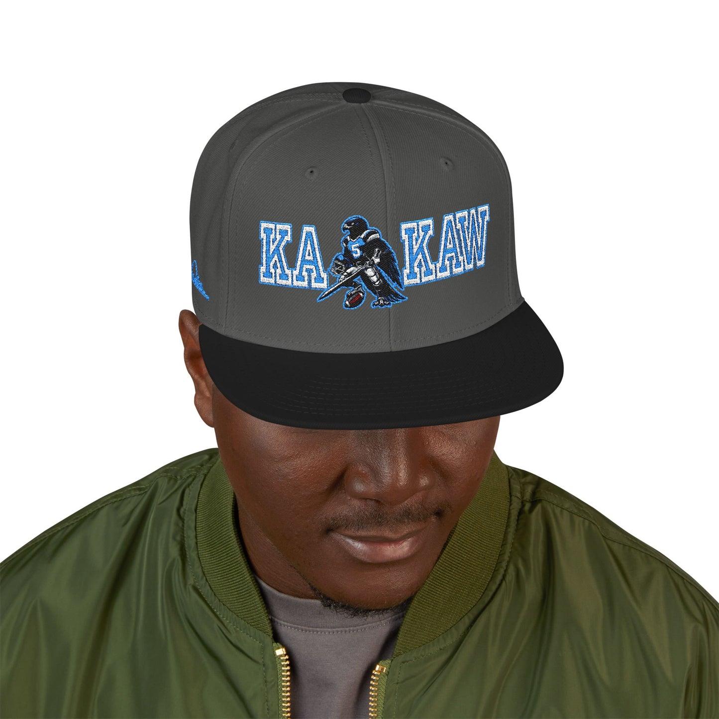 KA-KAW Embroidered Snapback Hat — St. Louis Battlehawks Ball Cap