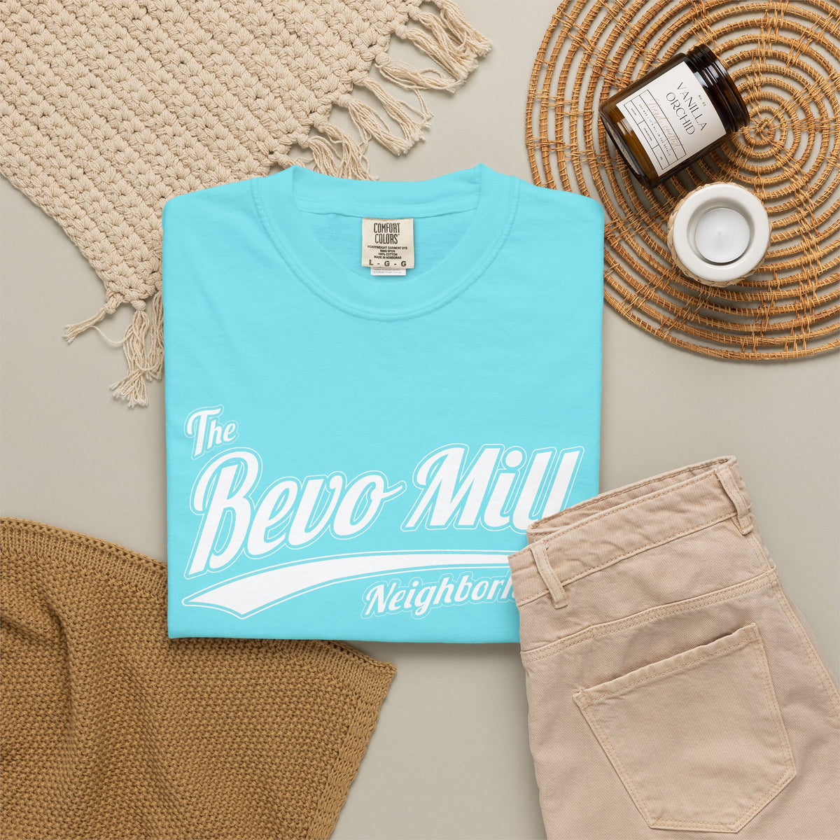Bevo Mill Neighborhood T-Shirt — Vintage Script Local Pride Tee