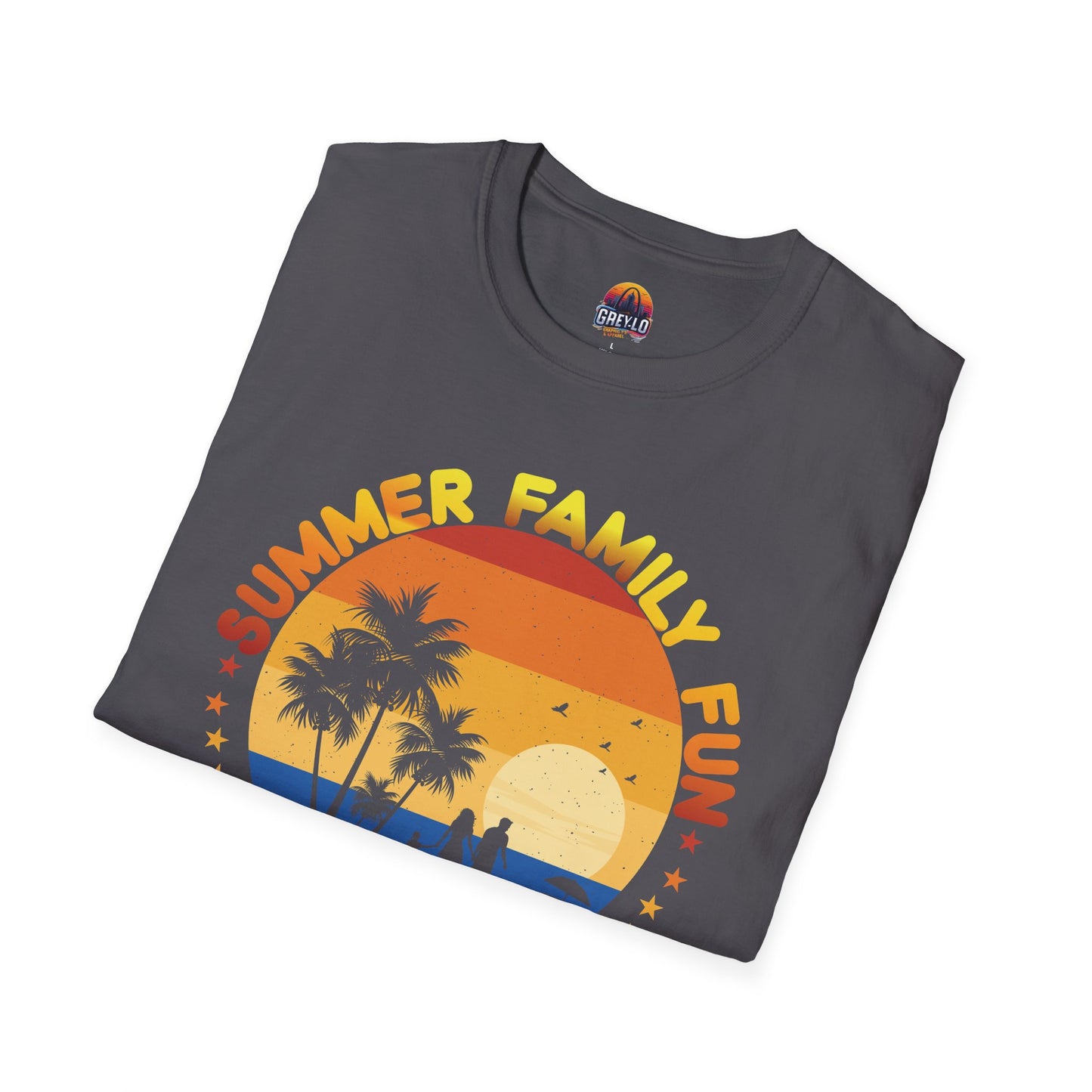 Summer Family Fun Graphic Tee Unisex Softstyle T-Shirt