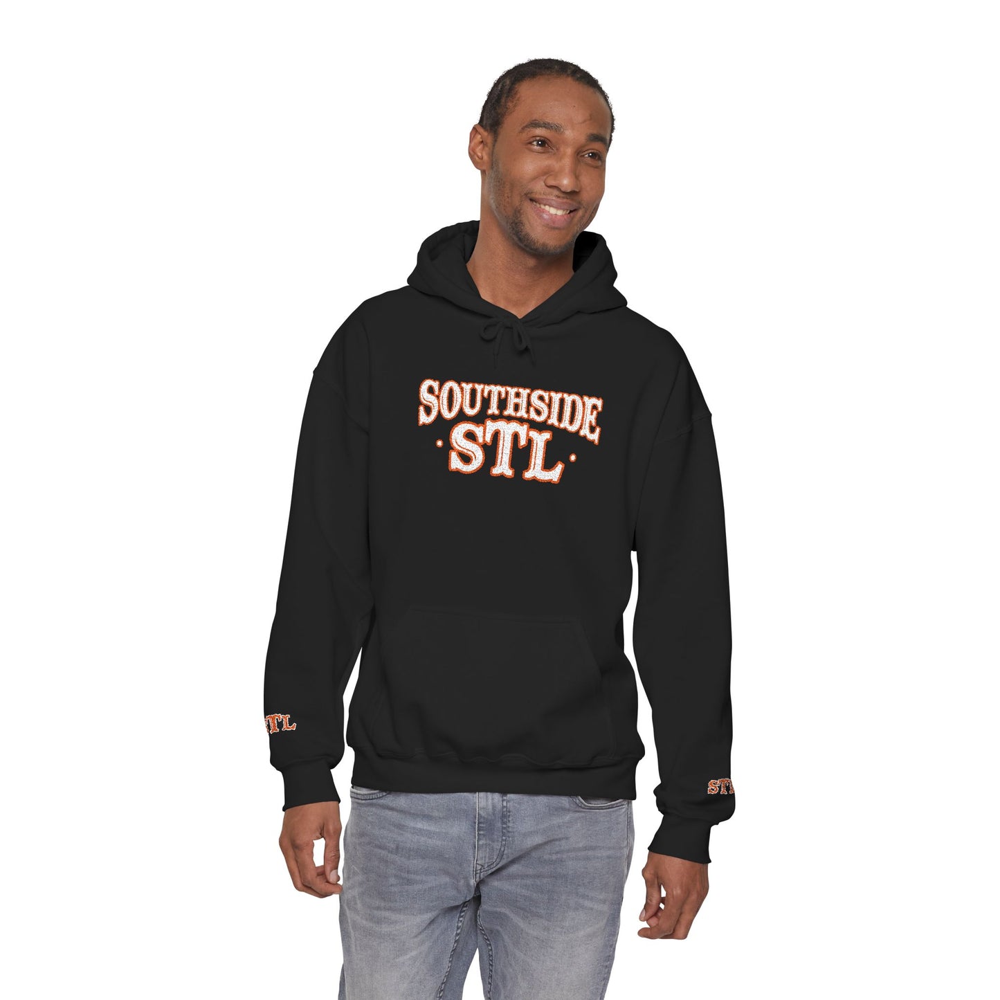 Embroidered Hoodie - Southside STL Design Printify