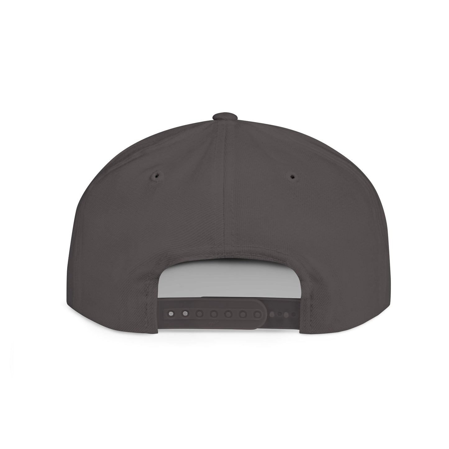 South Side Flat Bill Snapback Pink outline Printify