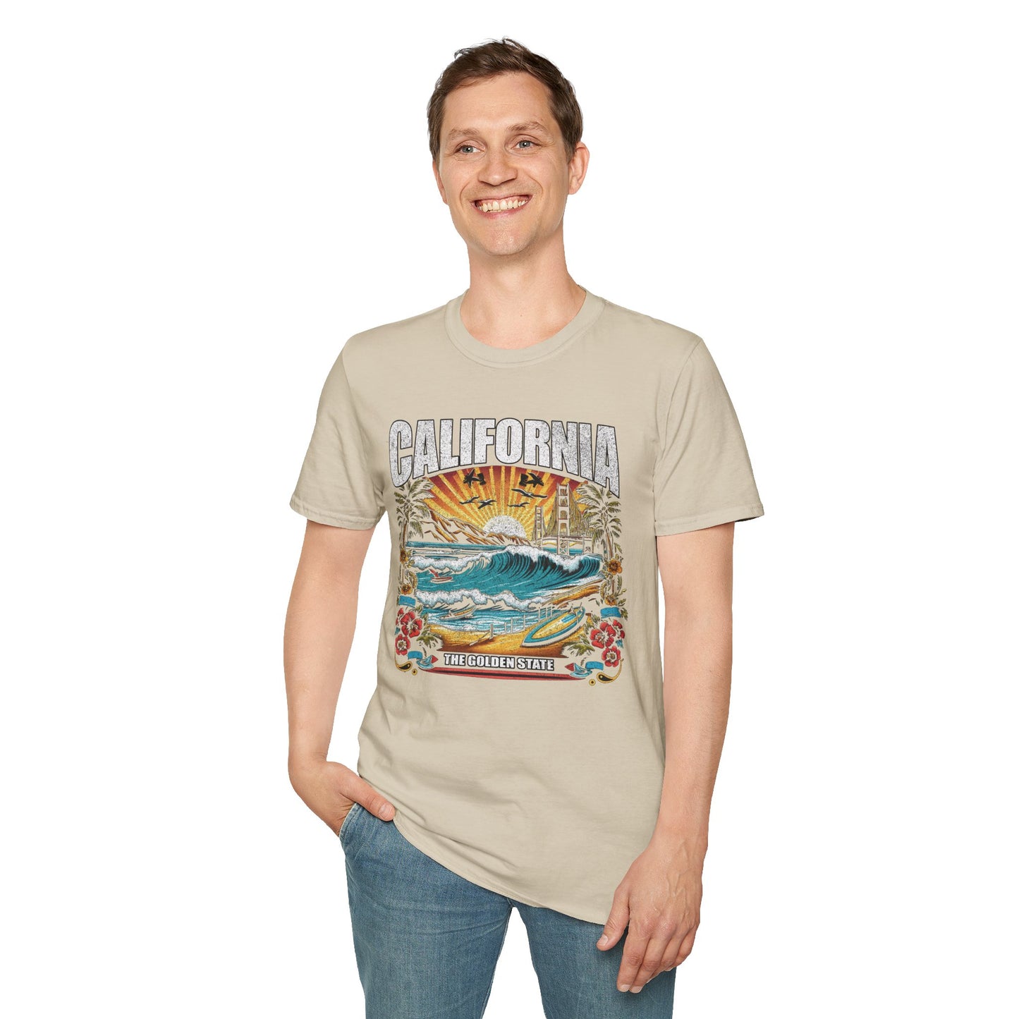 California The Golden State Graphic Tee
