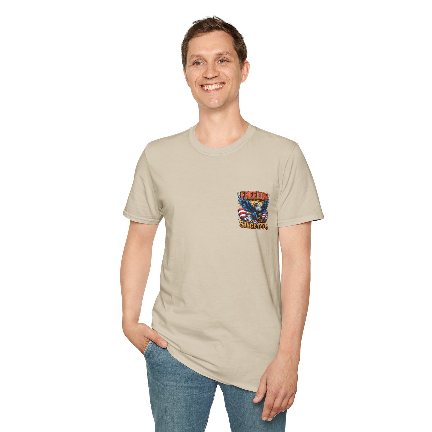 Freedom Since 1776 Graphic Tee Printify