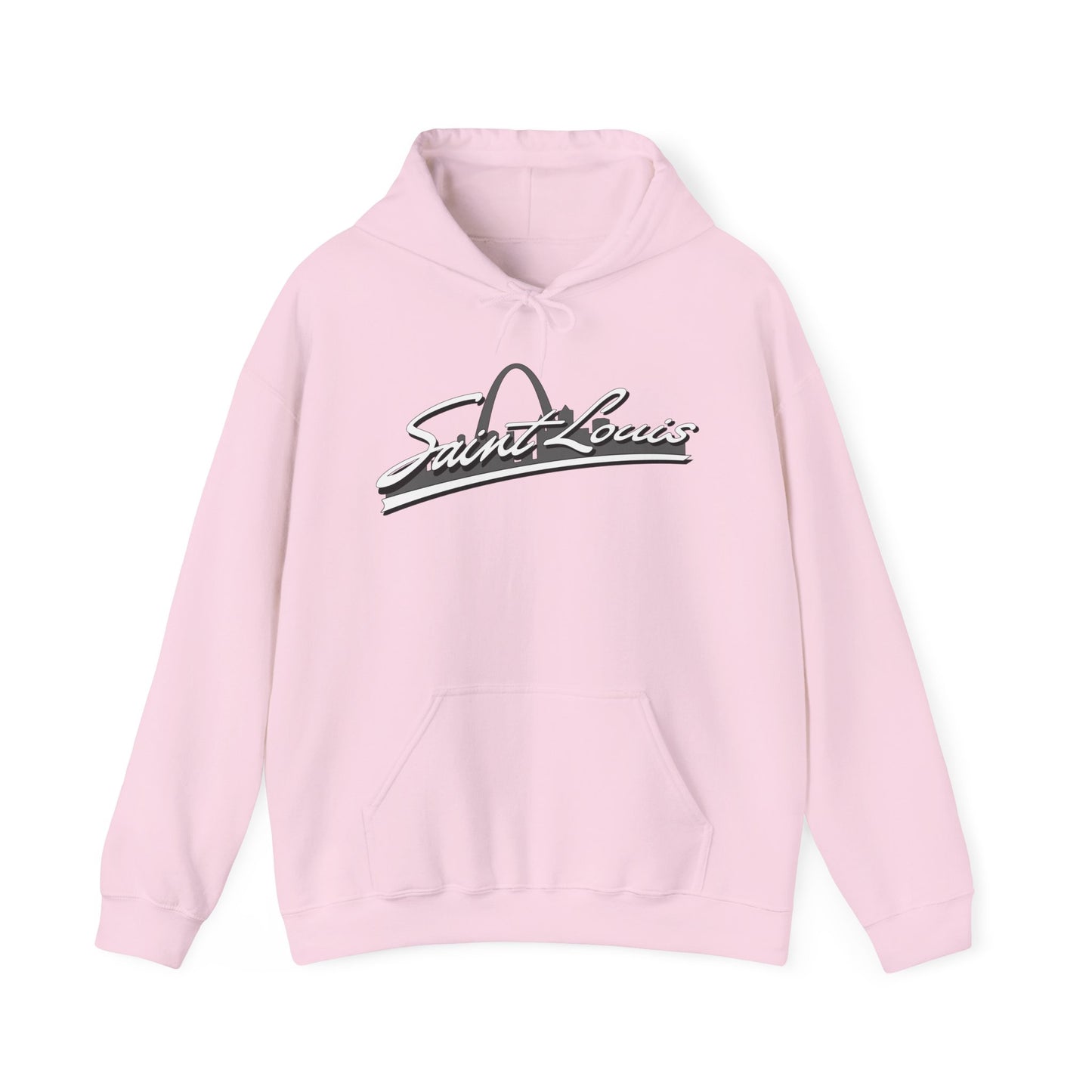 Saint Louis Graphic Hooded Sweatshirt Printify
