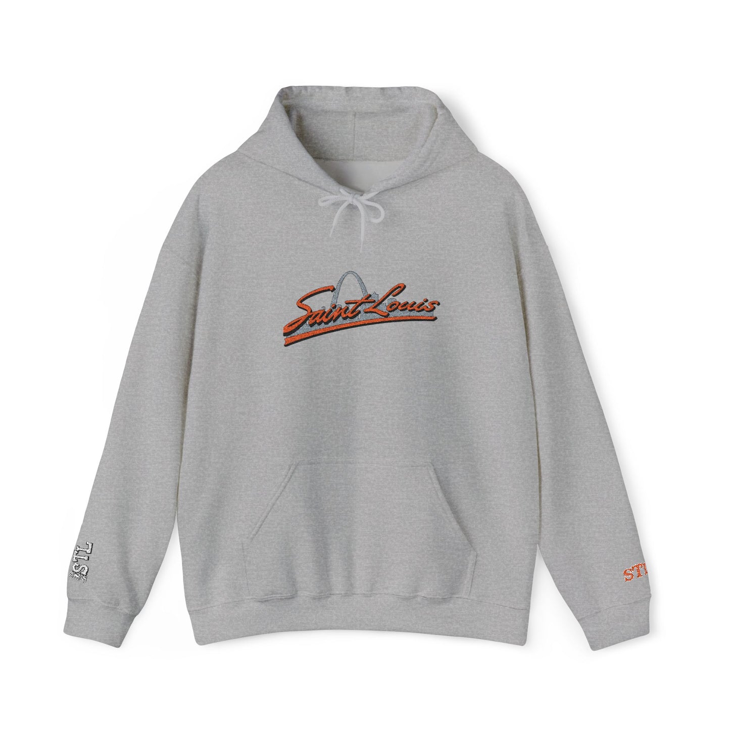 Saint Louis Embroidered Hoodie — Classic City Logo Sweatshirt