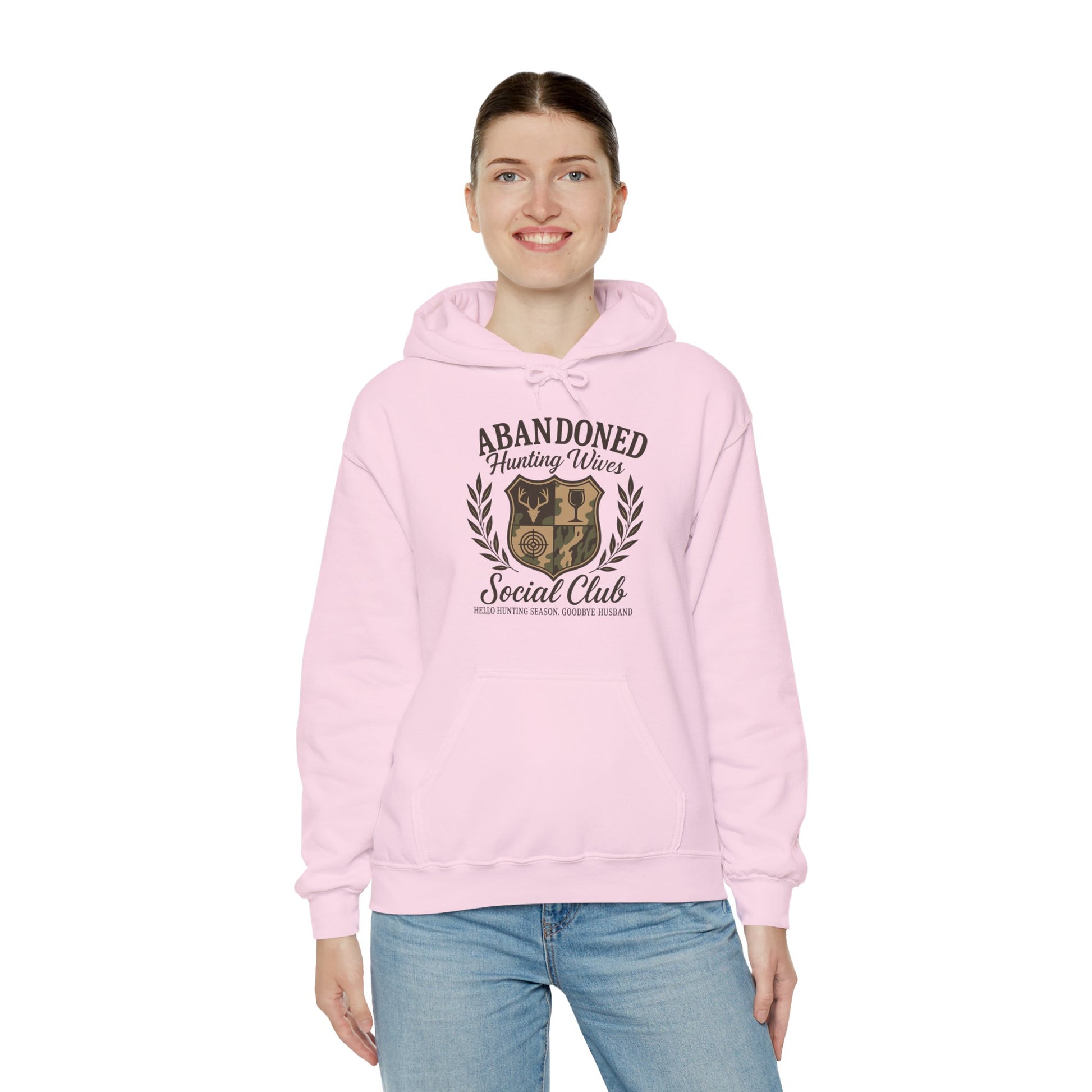 Abandoned Hunters Wives Social Club Hoodie Printify