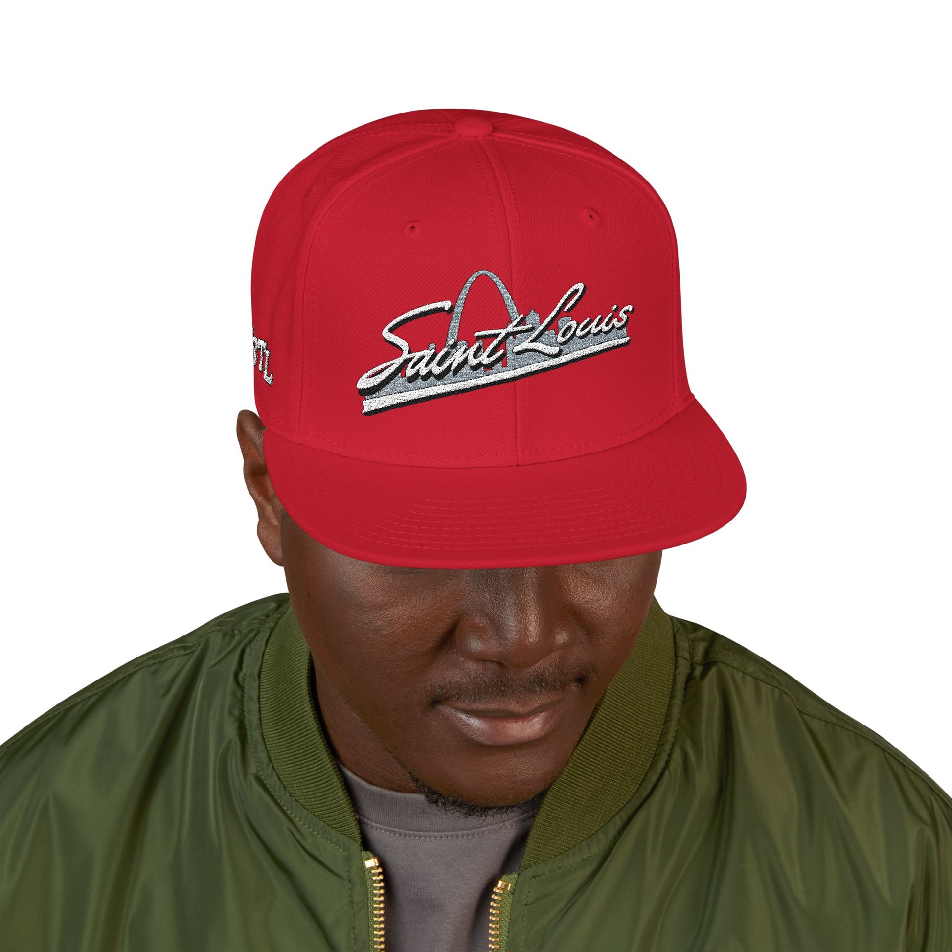 Snapback (Embroidery)-Saint Louis Logo Printify