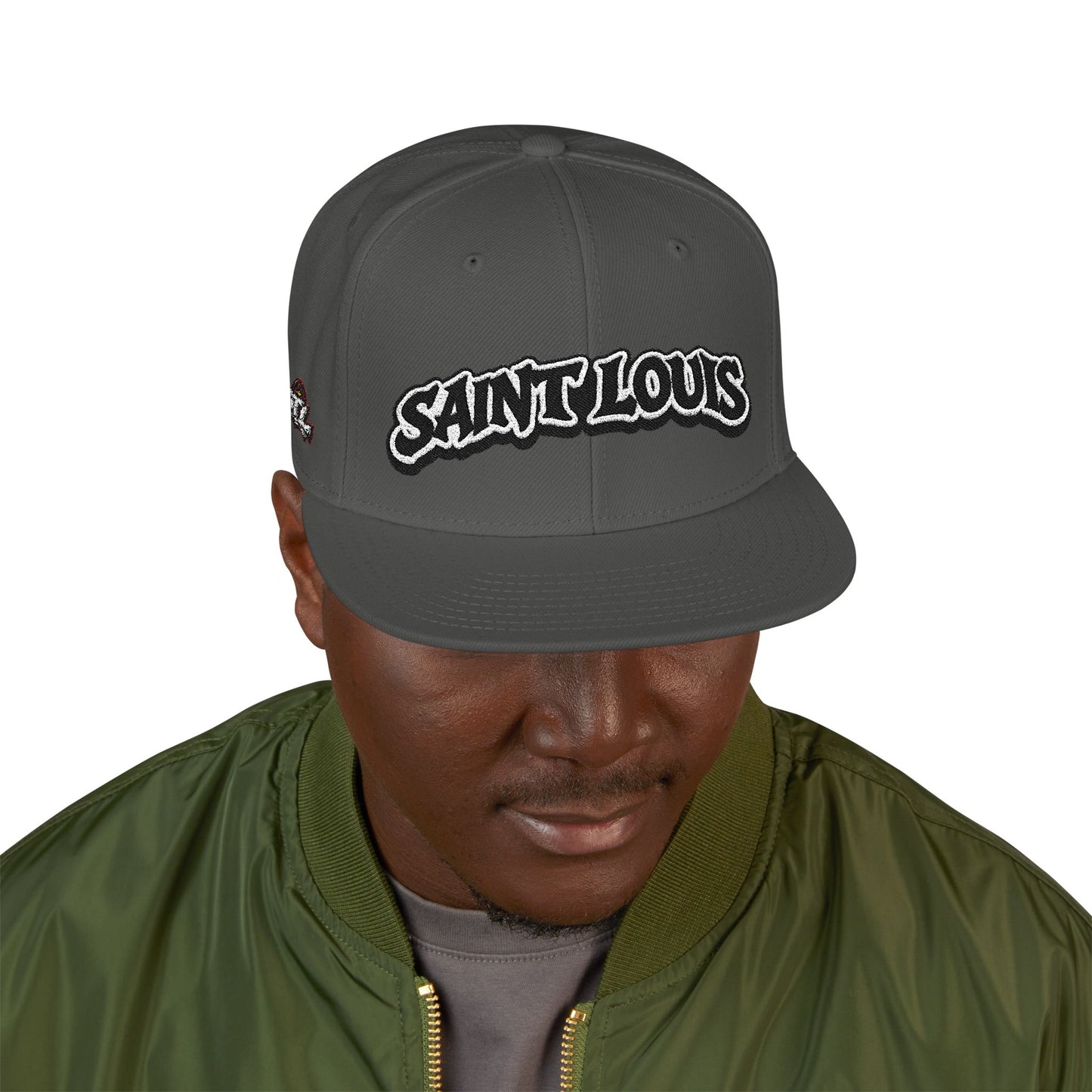 Embroidered Saint Louis Snapback Hat — Bold Streetwear Cap
