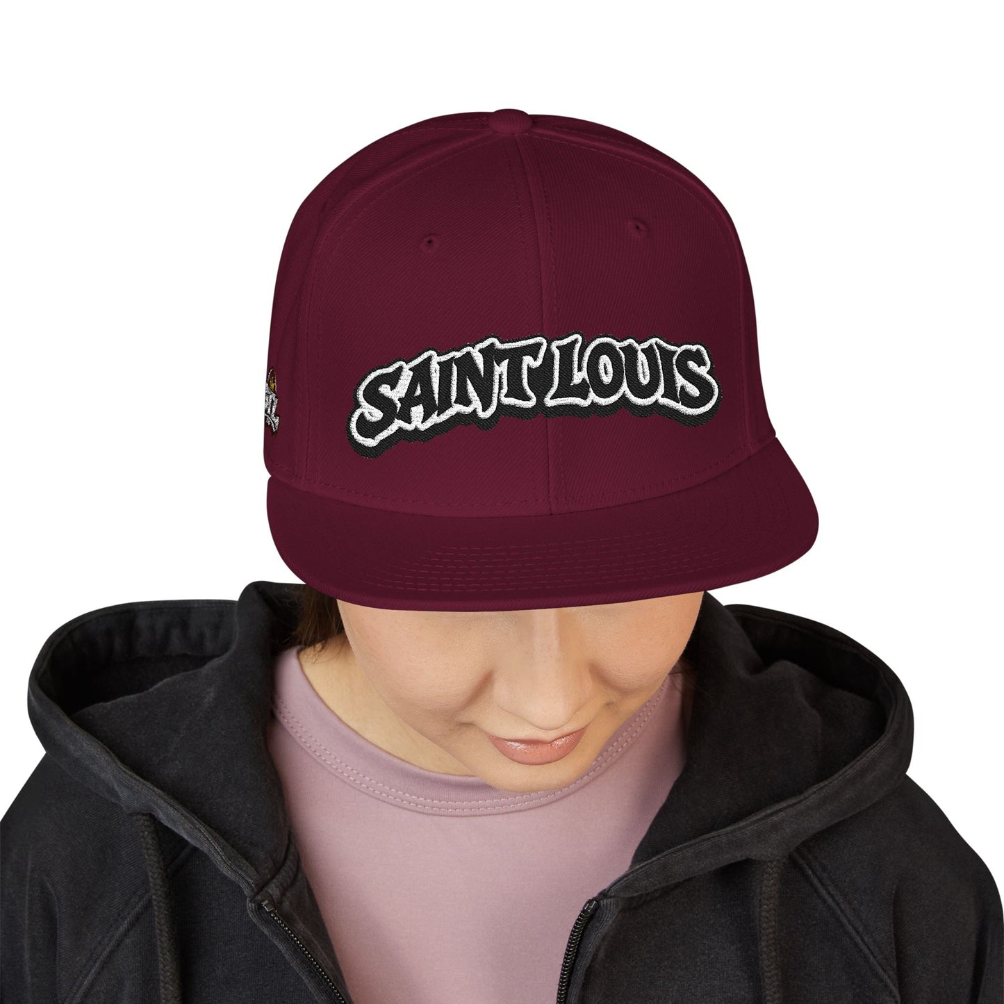 Embroidered Saint Louis Snapback Hat — Bold Streetwear Cap