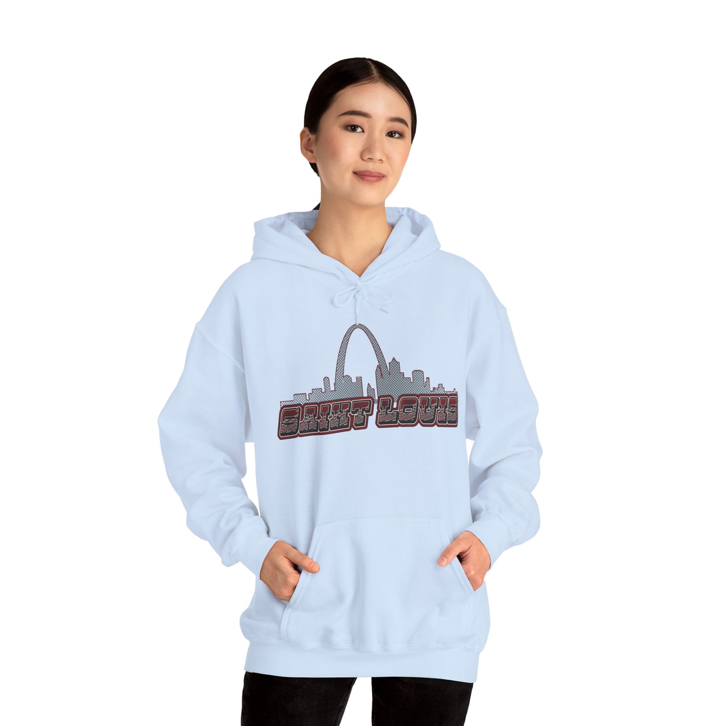 Saint Louis Graphic Hoodie - Unisex Sweatshirt Printify