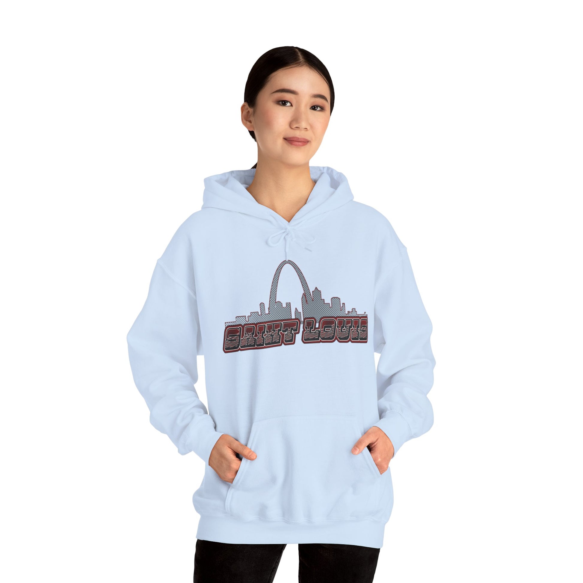Saint Louis Graphic Hoodie - Unisex Sweatshirt Printify