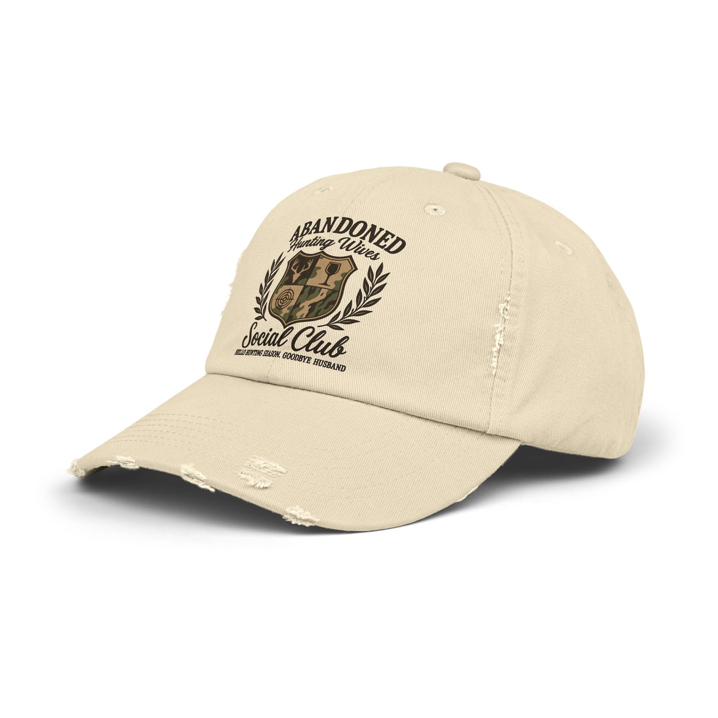 Distressed Cap - Abandoned Wives Social Club