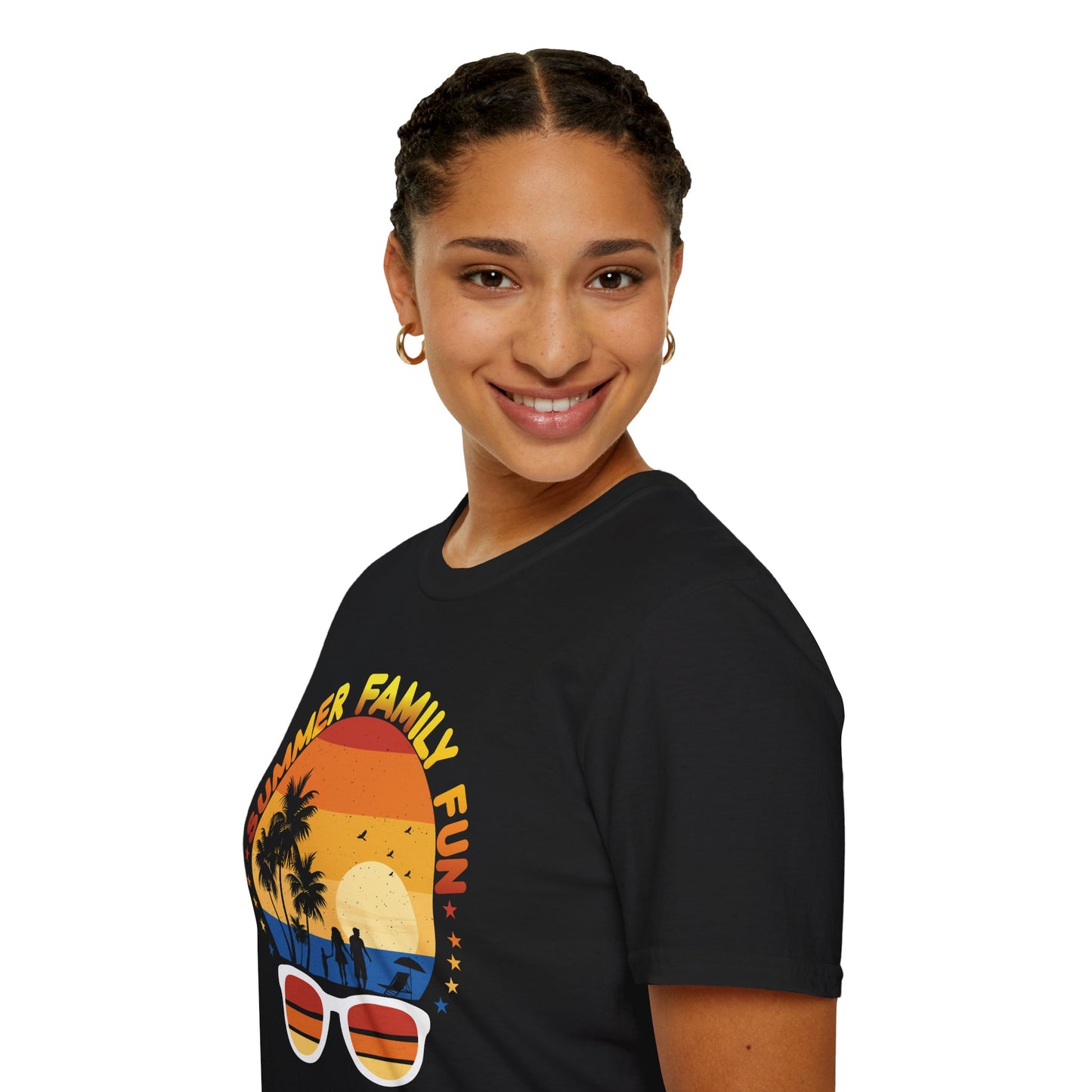 Summer Family Fun Graphic Tee Unisex Softstyle T-Shirt