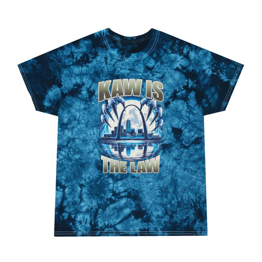 Kaw Is The Law Tie-Dye Tee, Crystal