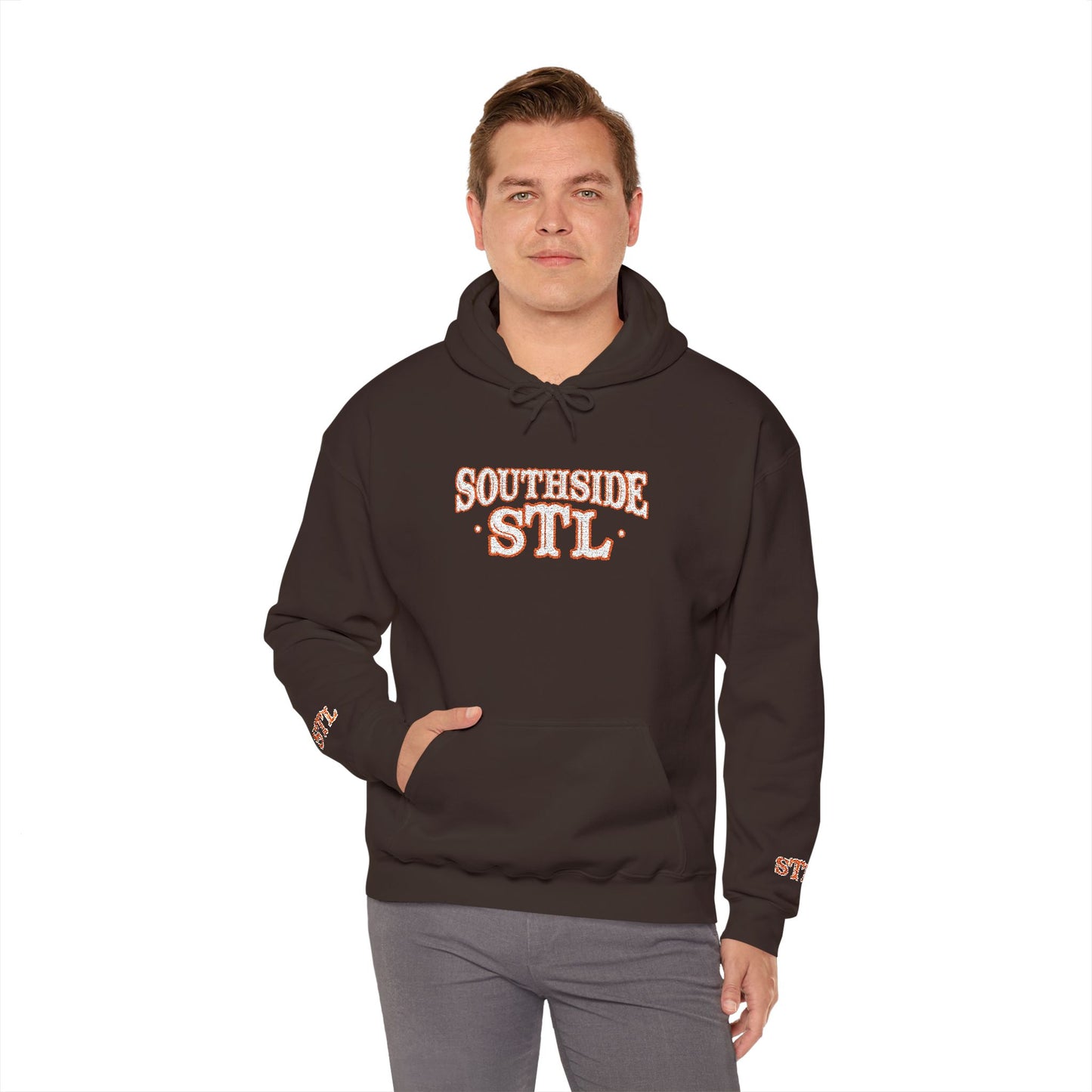 Embroidered Hoodie - Southside STL Design Printify
