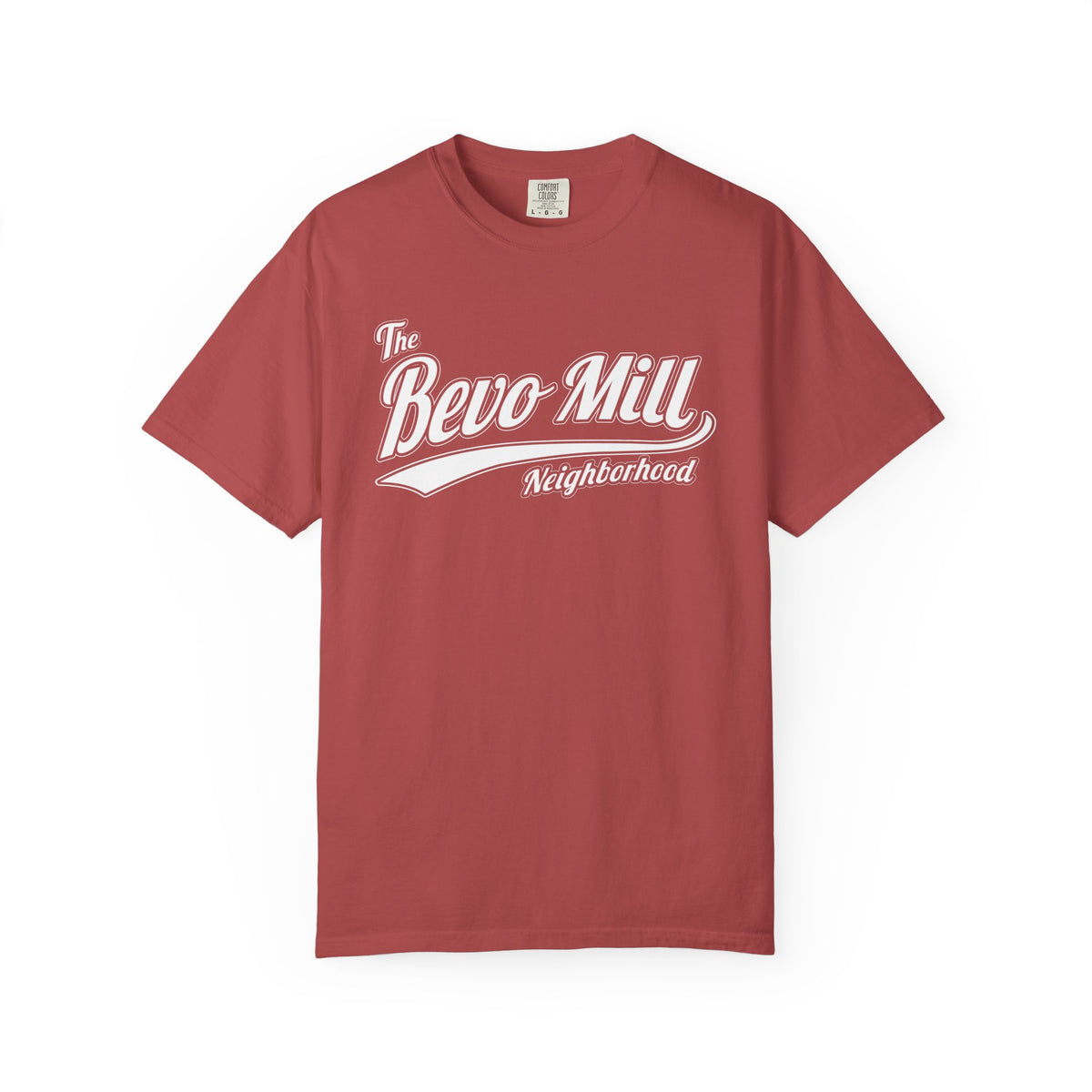 Bevo Mill Neighborhood T-Shirt — Vintage Script Local Pride Tee