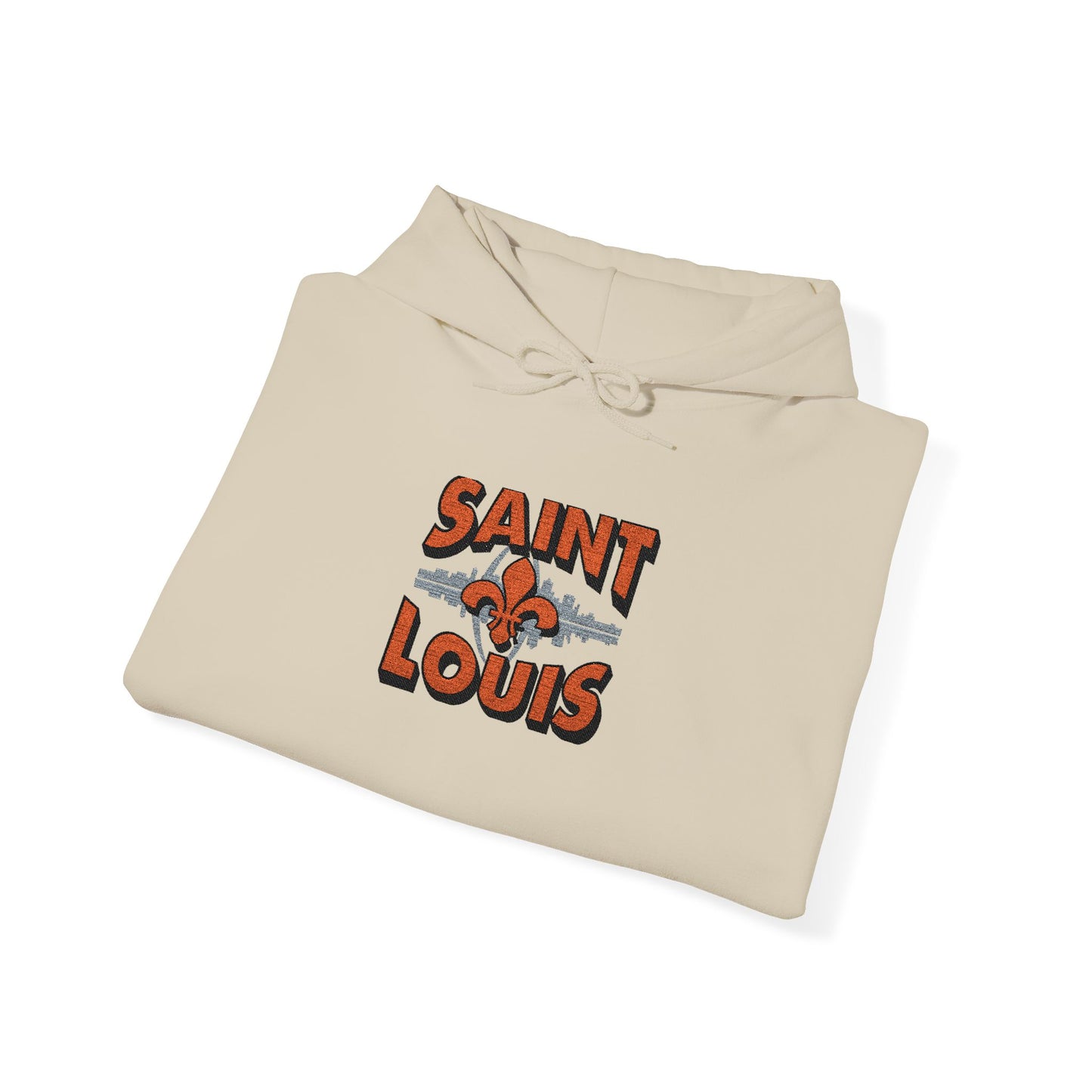 Saint Louis City Skyline Embroidered Hoodie