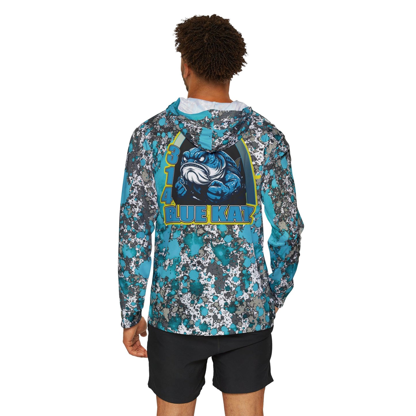 314 Blue Katz fishing Warm-up Hoodie