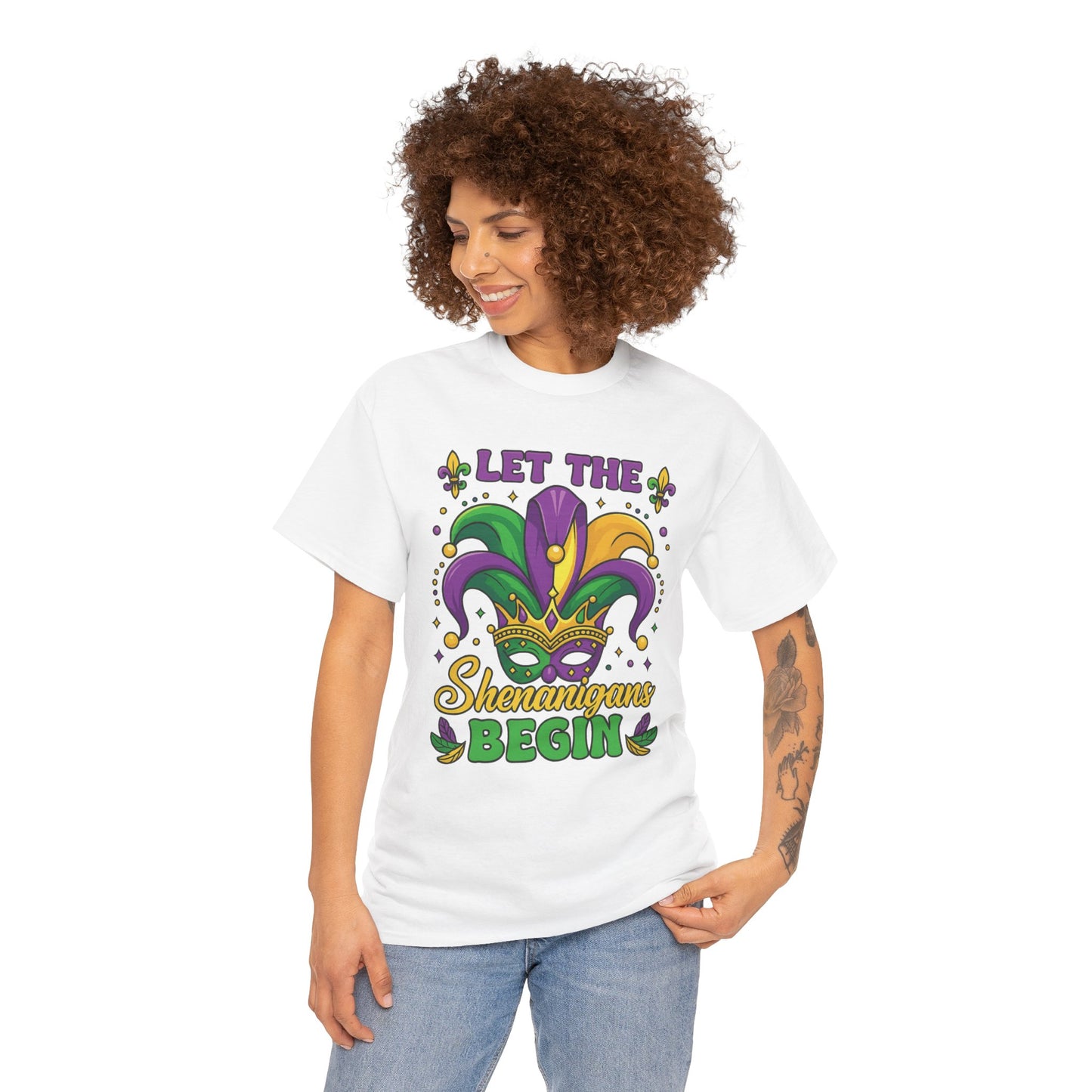 Mardi Gras 'Let The Shenanigans Begin' T-Shirt
