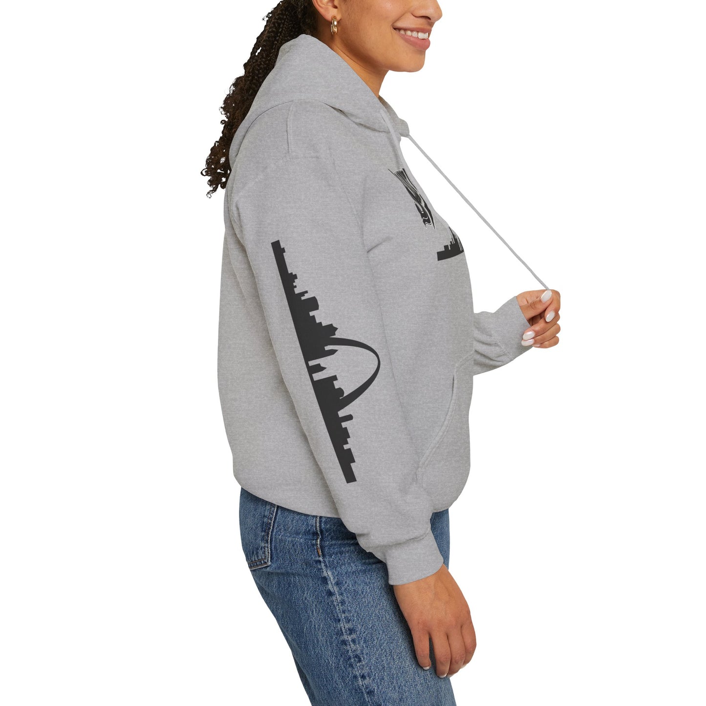 Saint Louis Skyline Hoodie - Unisex Heavy Blend™ Printify